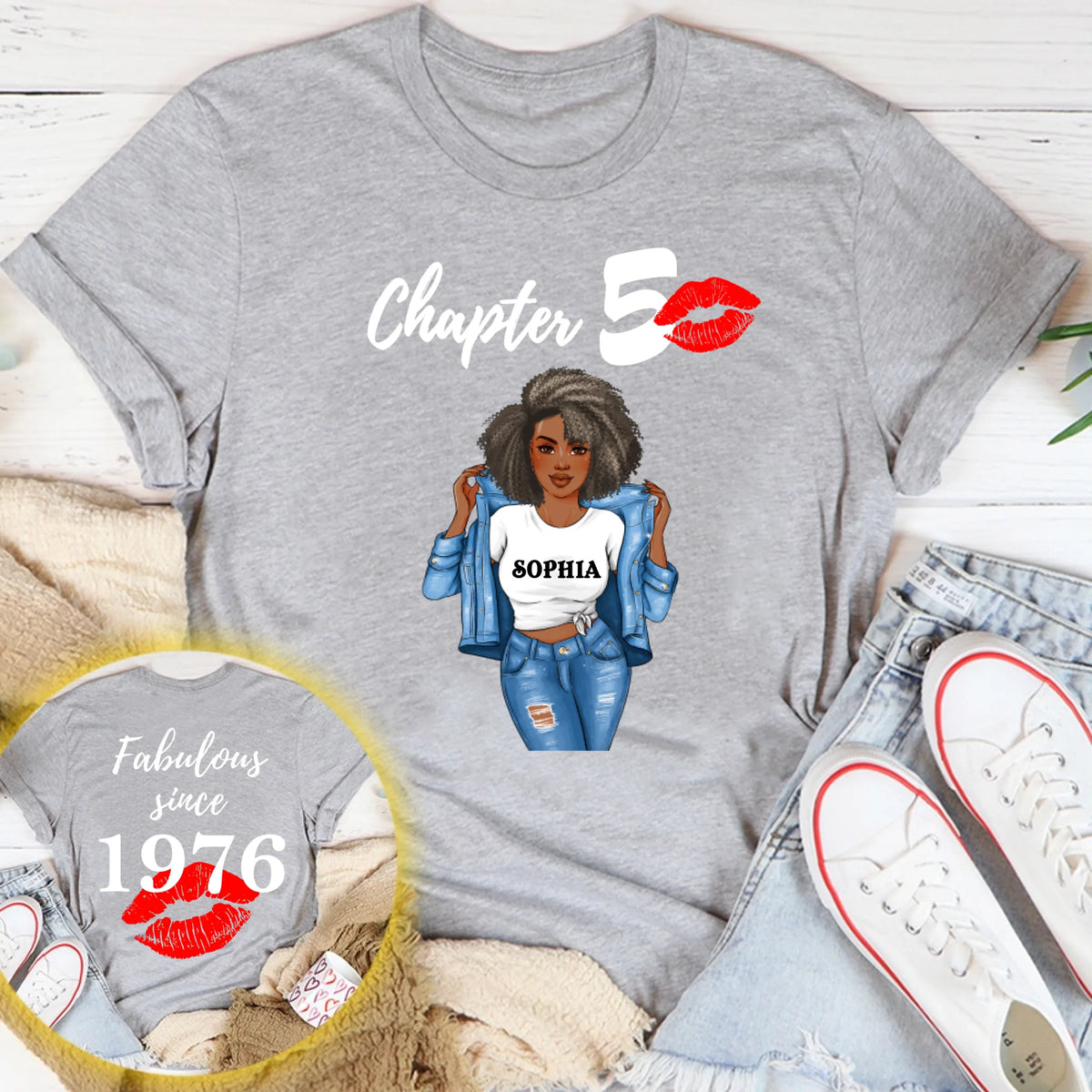 Personalized 50th birthday gifts ideas 50th birthday shirt for her back in 1976 turning 50 shirts 50th birthday t shirts for woman