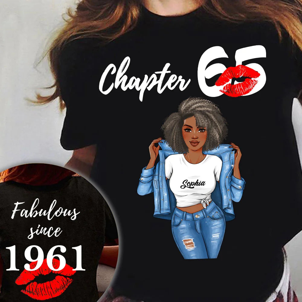 Personalized 65th birthday gifts ideas 65th birthday shirt for her back in 1961 turning 65 shirts 65th birthday t shirts for woman