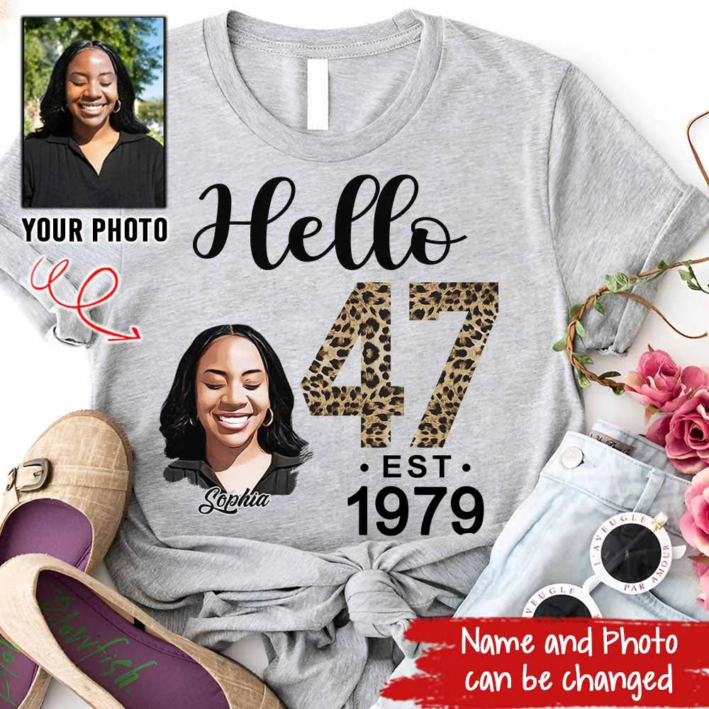 47th Birthday Shirts, Custom Birthday Shirts, Turning 47 Shirt, Gifts For Women Turning 47, 47 And Fabulous Shirt, 1979 Shirt, 47th Birthday Shirts For Her