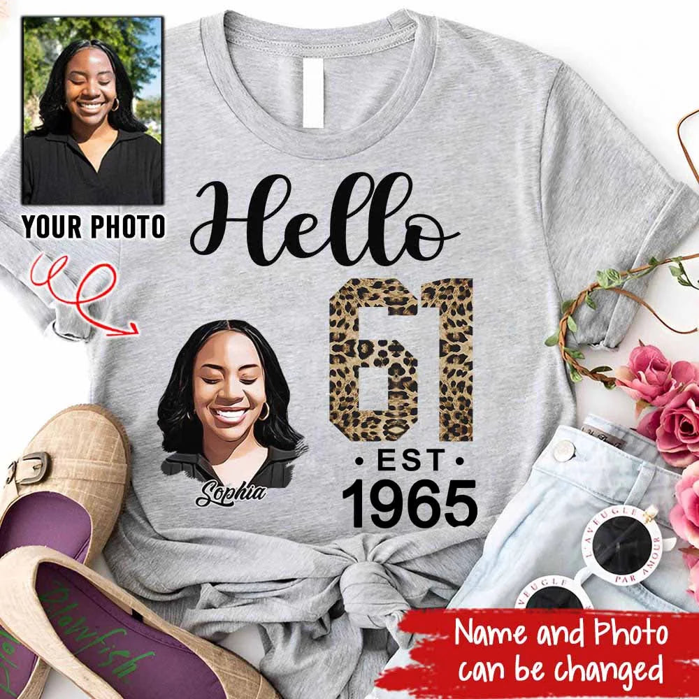 61st Birthday Shirts, Custom Birthday Shirts, Turning 61 Shirt, Gifts For Women Turning 61, 61 And Fabulous Shirt, 1965 Shirt, 61st Birthday Shirts For Her