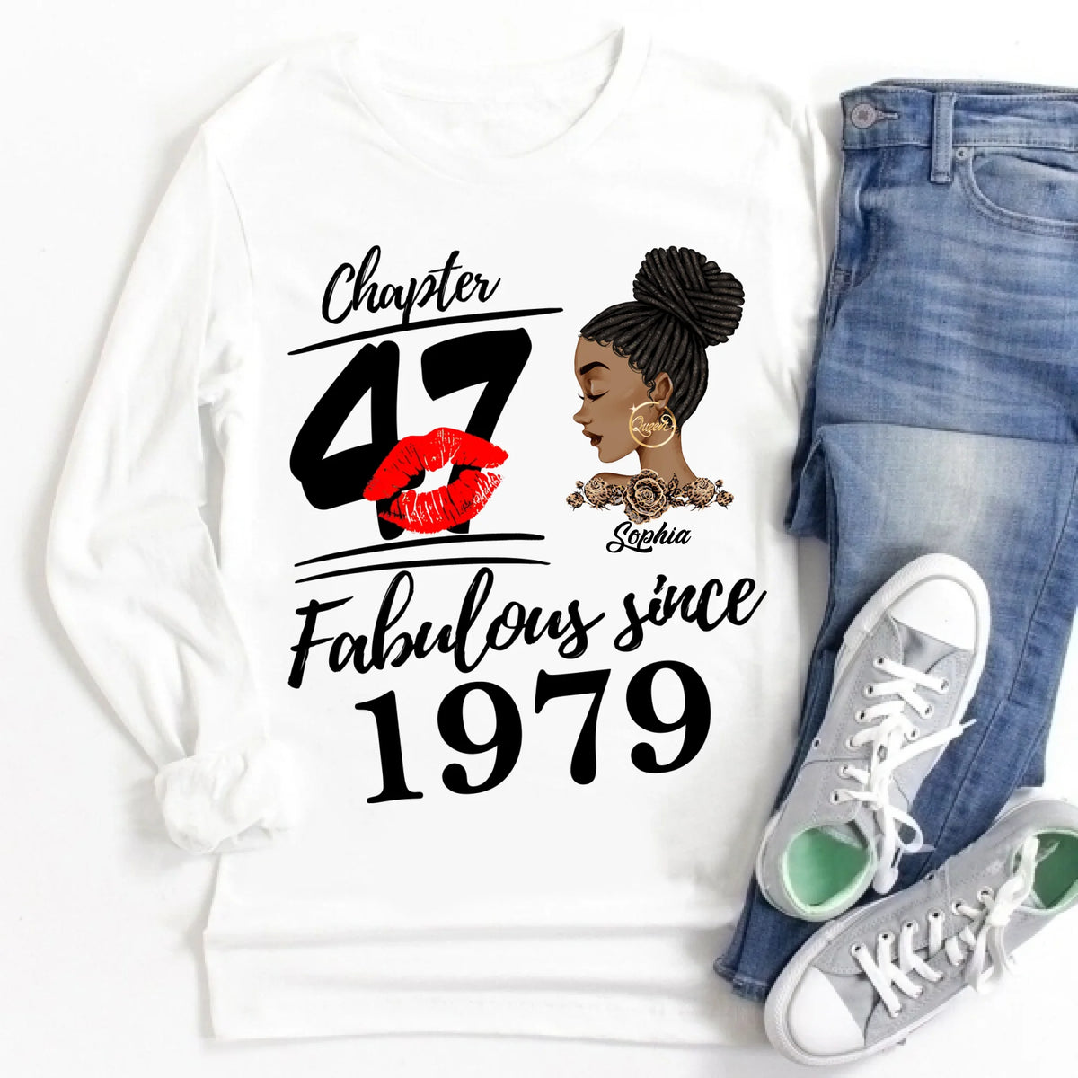 47th Birthday Shirts, Custom Birthday Shirts, Turning 47 Shirt, Gifts For Women Turning 47, 47 And Fabulous Shirt, 1979 Shirt, 47th Birthday Shirts For Her, It's My 47 Birthday