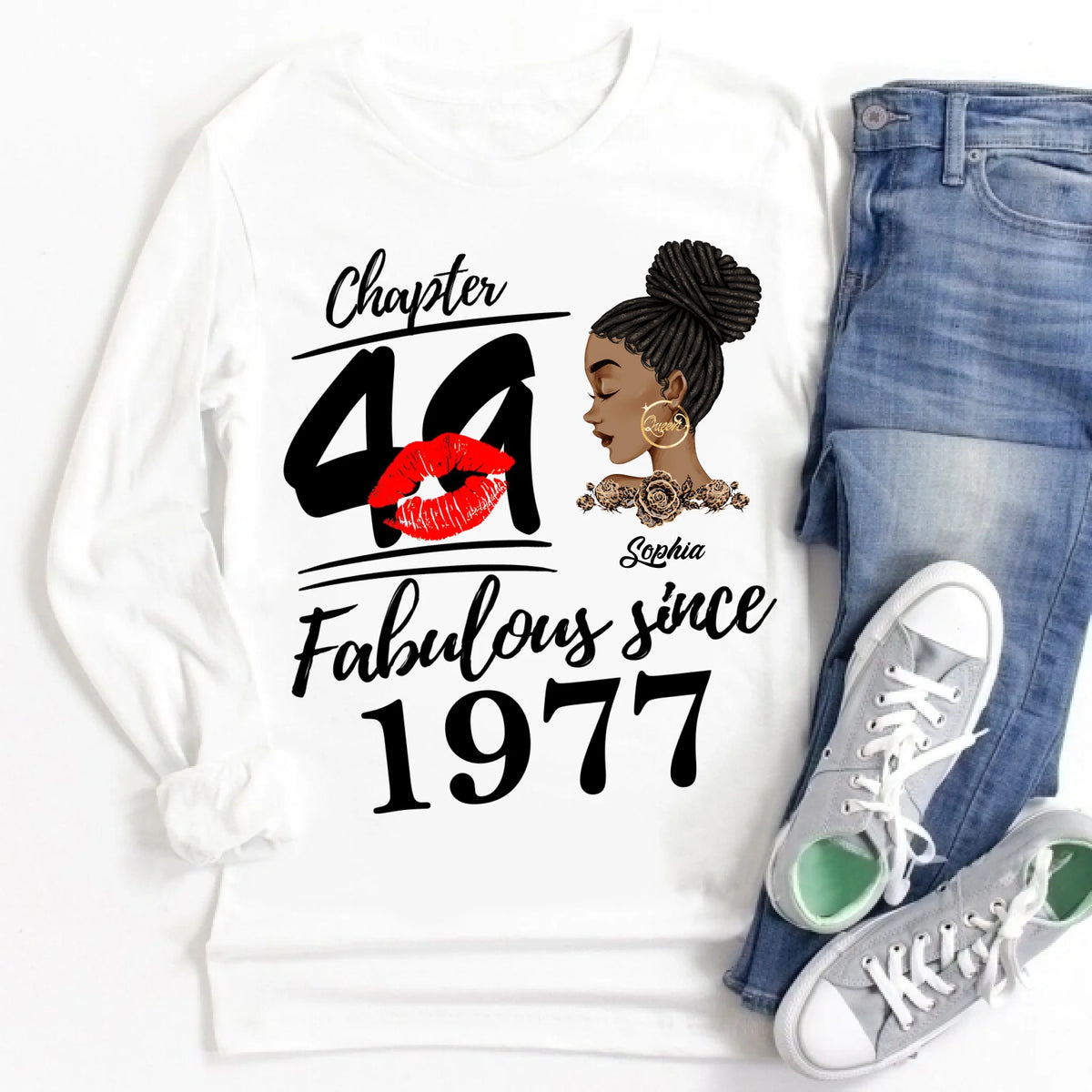 49th Birthday Shirts, Custom Birthday Shirts, Turning 49 Shirt, Gifts For Women Turning 49, 49 And Fabulous Shirt, 1977 Shirt, 49th Birthday Shirts For Her, It's My 49 Birthday