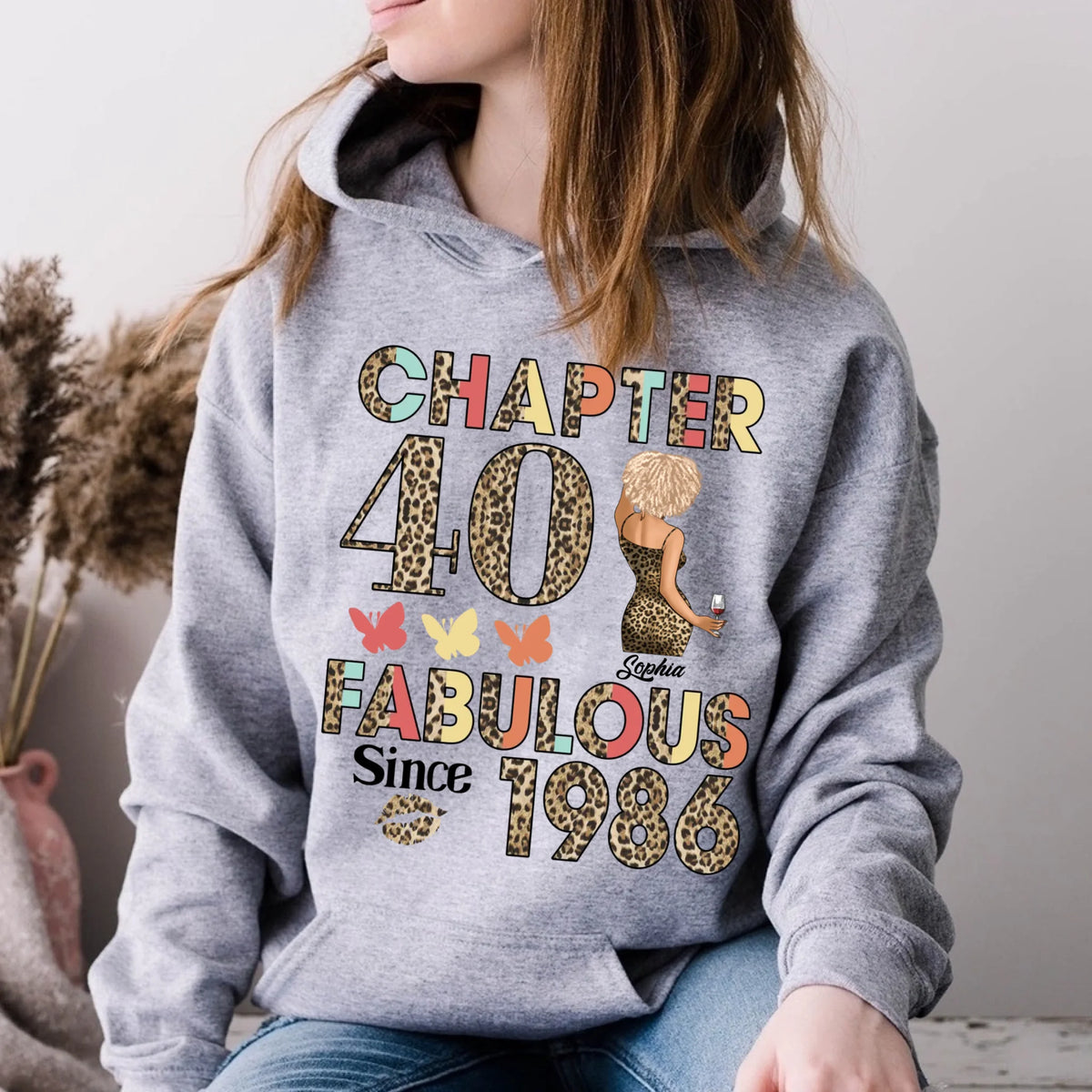 Chapter 40, Fabulous Since 1986 40th Birthday Unique T Shirt For Woman, Custom Birthday Shirt, Her Gifts For 40 Years Old , Turning 40 Birthday Cotton Shirt