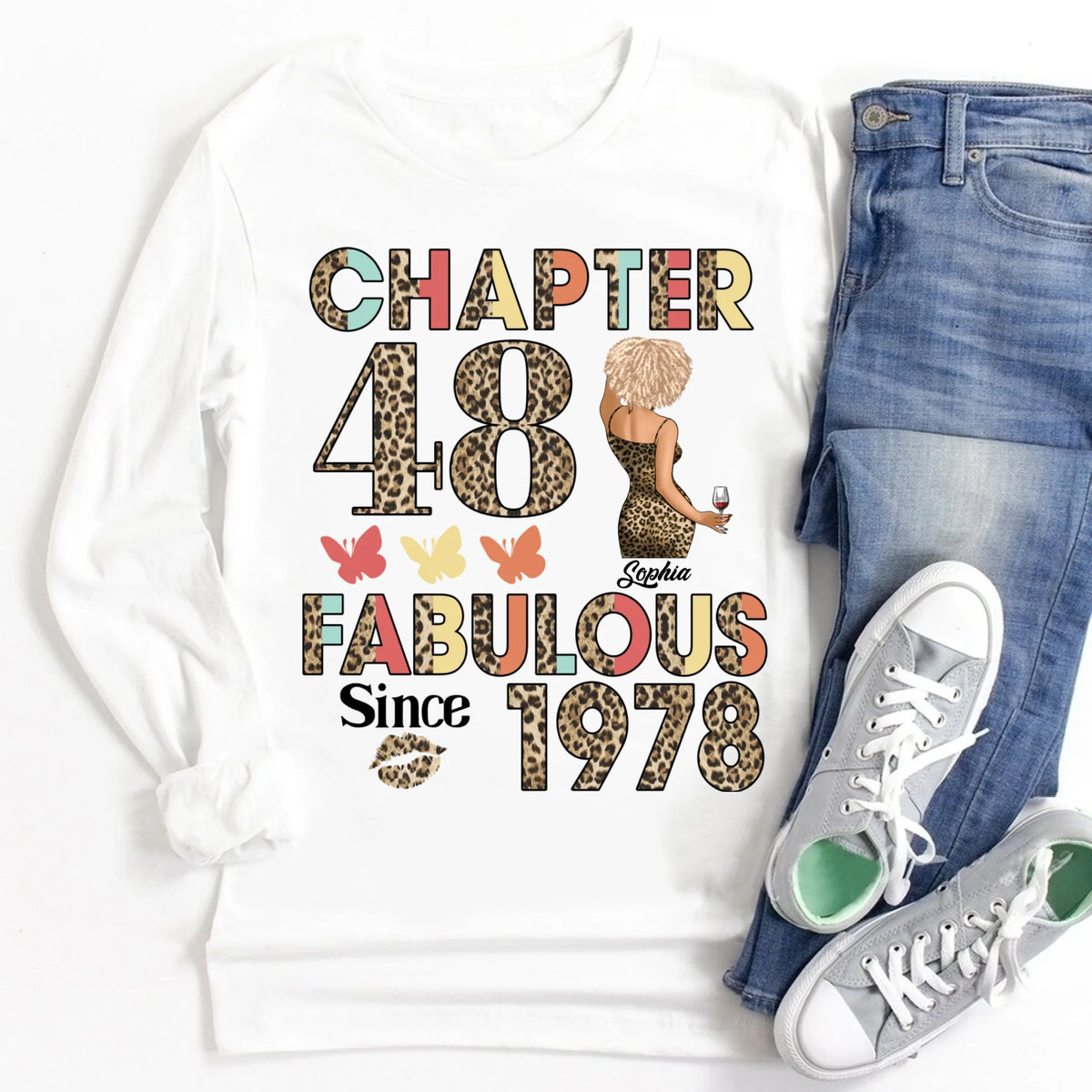 48th birthday shirts for her, Personalised 48th birthday gifts, 1978 t shirt, 48 and fabulous shirt, 48th birthday shirt ideas, gift ideas 48th birthday woman
