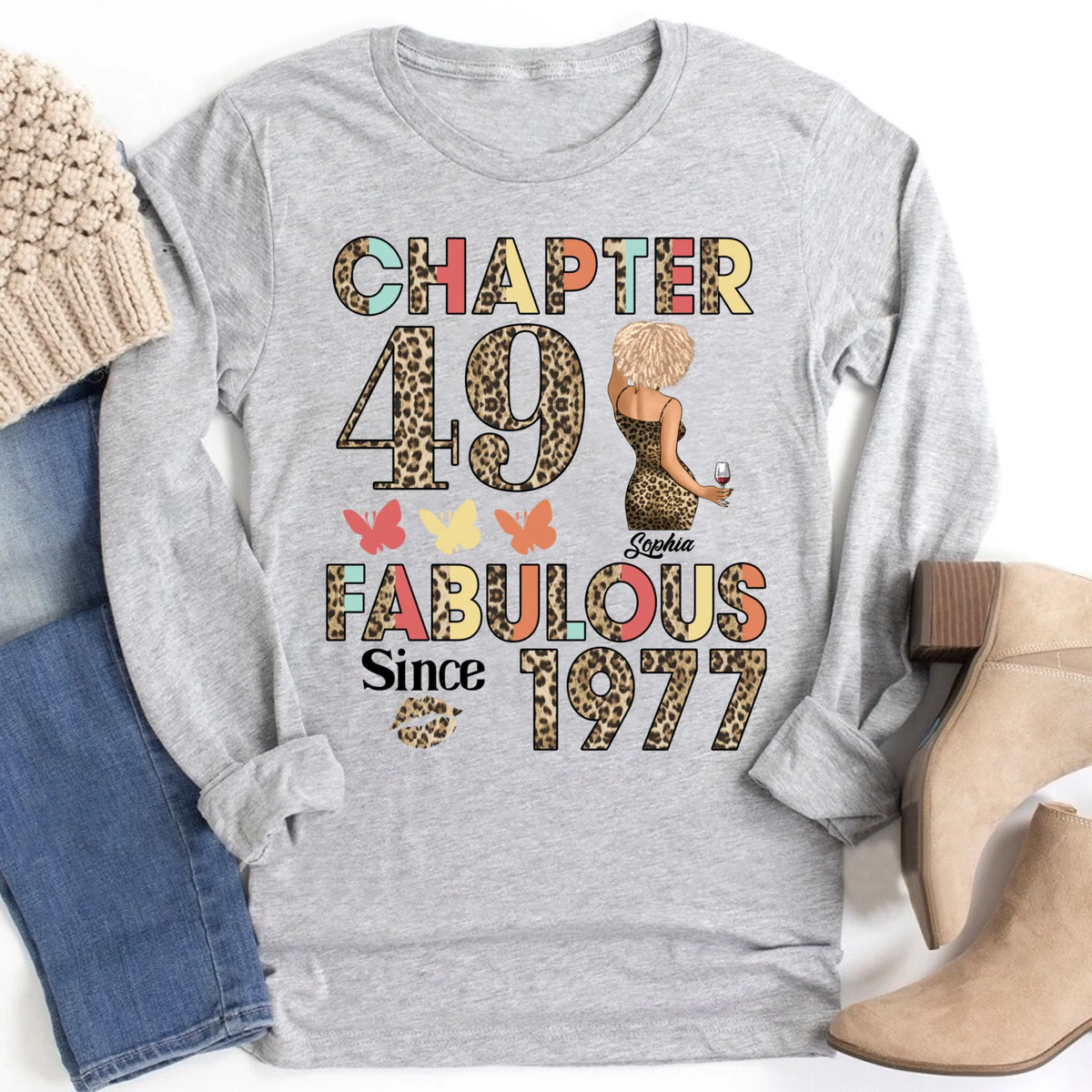 49th birthday shirts for her, Personalised 49th birthday gifts, 1977 t shirt, 49 and fabulous shirt, 49th birthday shirt ideas, gift ideas 49th birthday woman