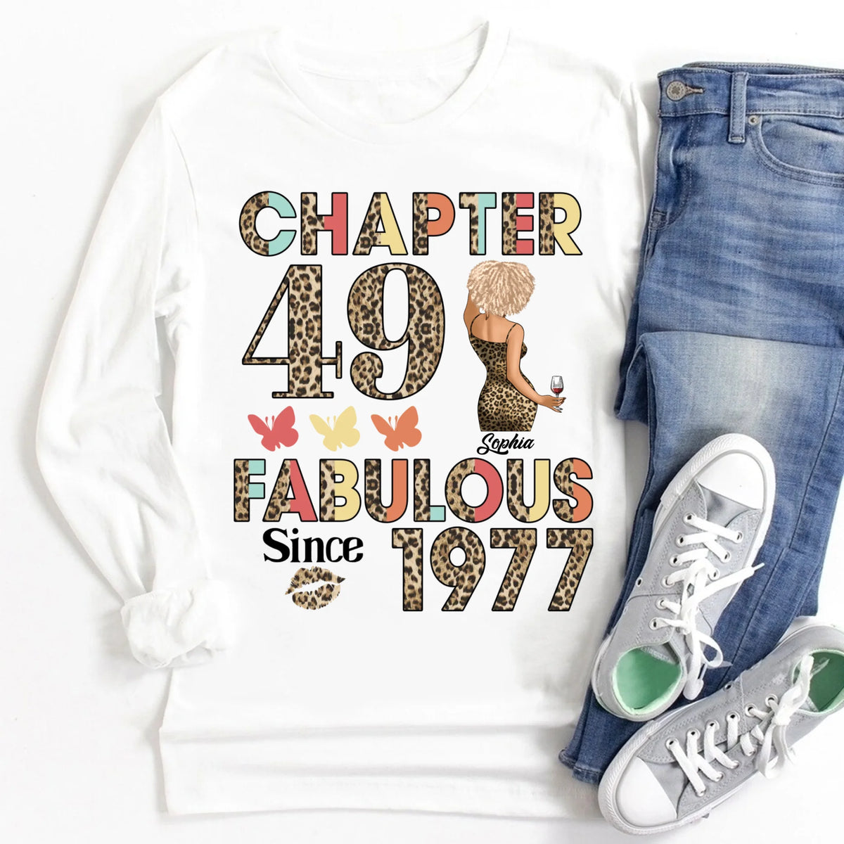 49th birthday shirts for her, Personalised 49th birthday gifts, 1977 t shirt, 49 and fabulous shirt, 49th birthday shirt ideas, gift ideas 49th birthday woman