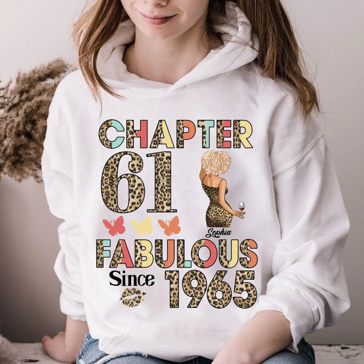 61th Birthday Shirts, Custom Birthday Shirts, Turning 61 Shirt For Women, Turning 61 And Fabulous Shirt, 1965 Shirt, Best Gifts For Women Turning 61