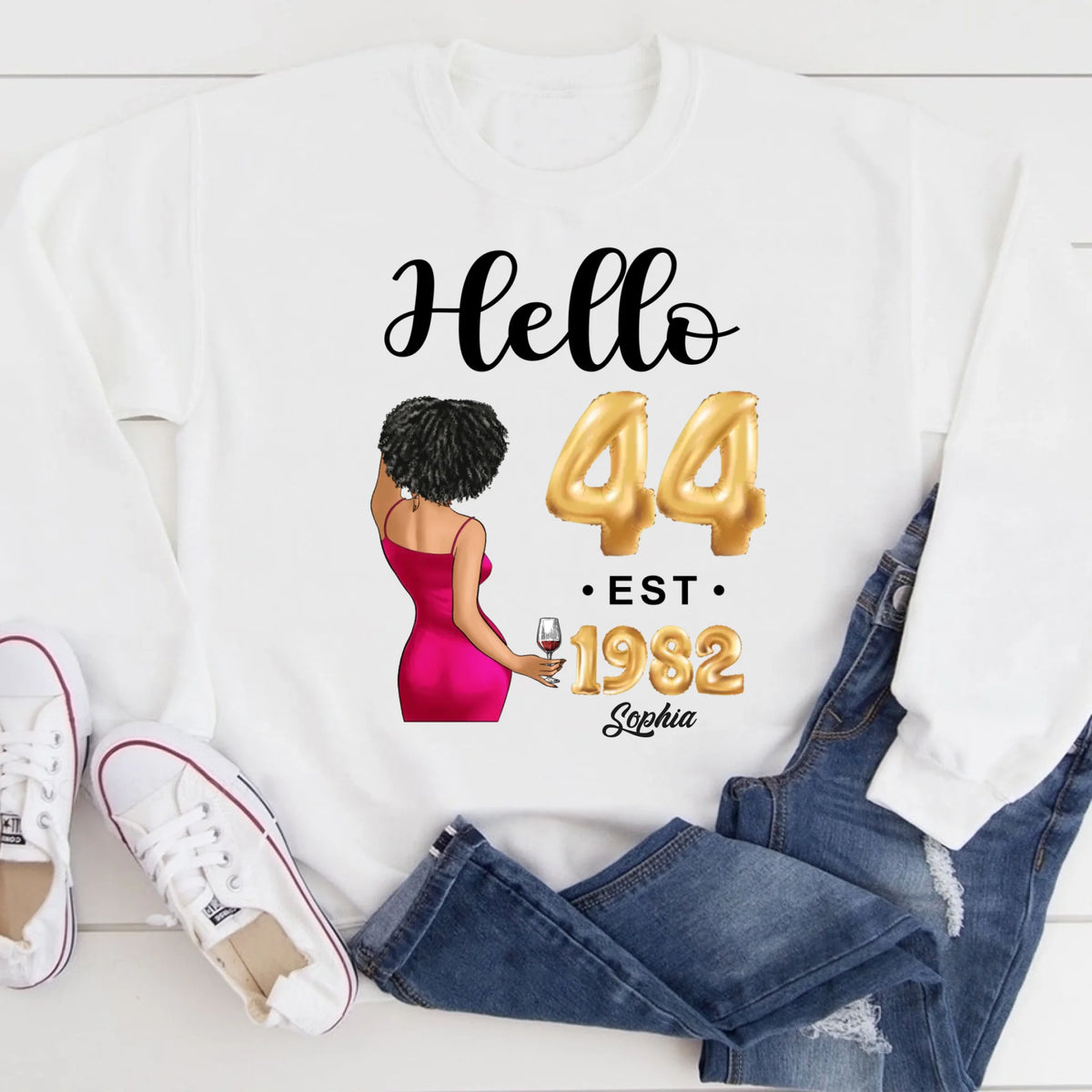 44th birthday shirts for her, Personalised 44th birthday gifts, 1982 t shirt, 44 and fabulous shirt, 44th birthday shirt ideas, gift ideas 44th birthday woman