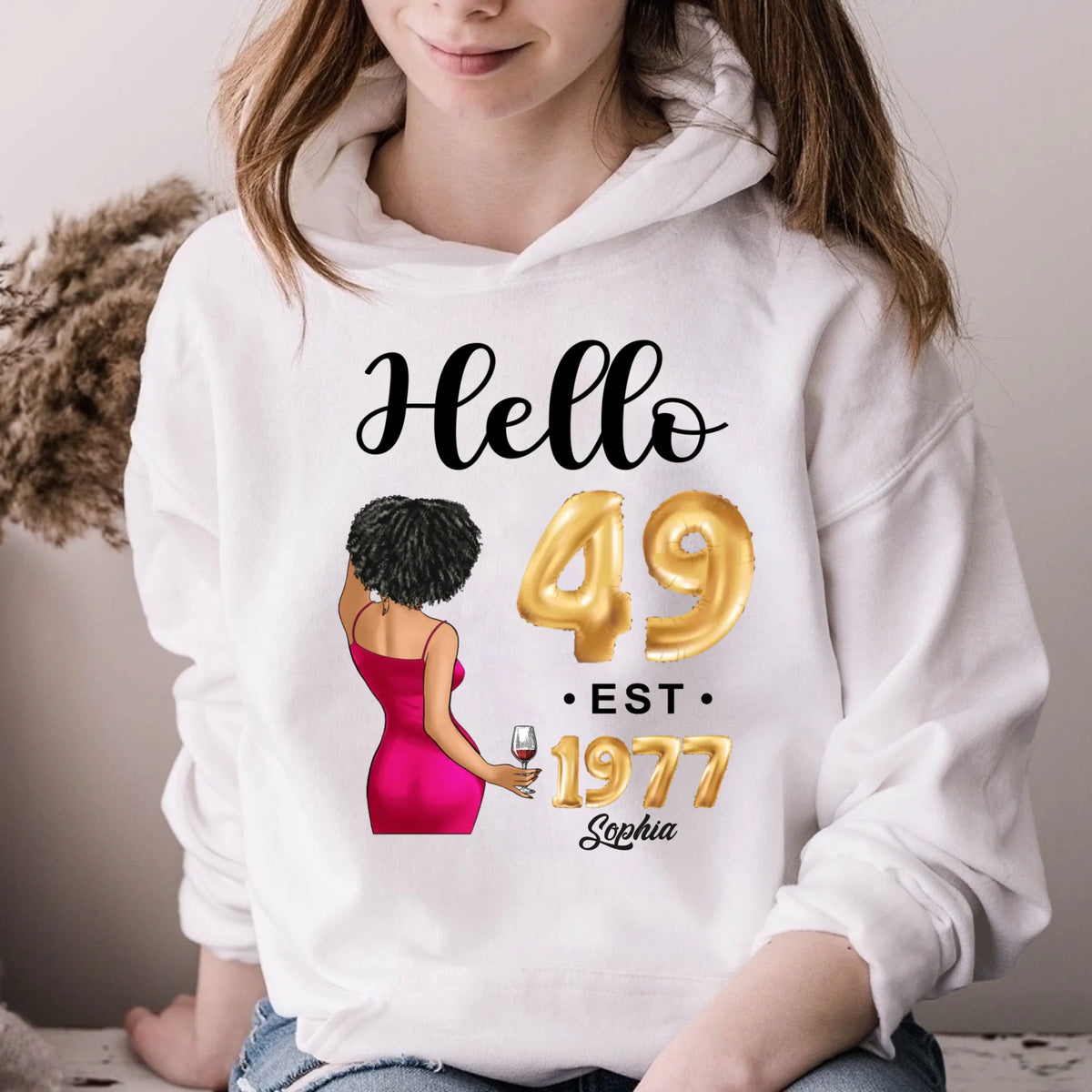 49th birthday shirts for her, Personalised 49th birthday gifts, 1977 t shirt, 49 and fabulous shirt, 49th birthday shirt ideas, gift ideas 49th birthday woman