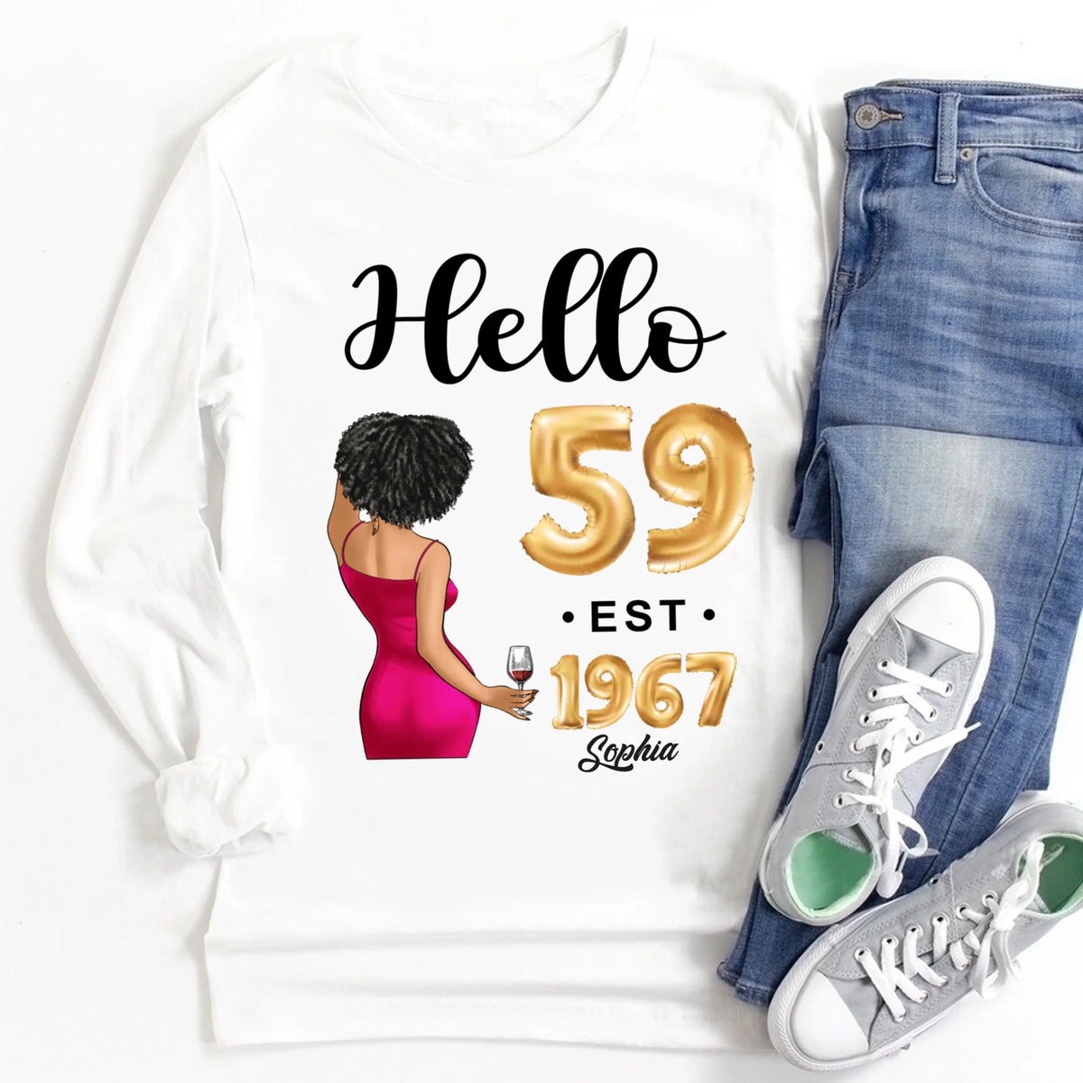 59th birthday shirts for her, Personalised 59th birthday gifts, 1967 t shirt, 59 and fabulous shirt, 59th birthday shirt ideas, gift ideas 59th birthday woman