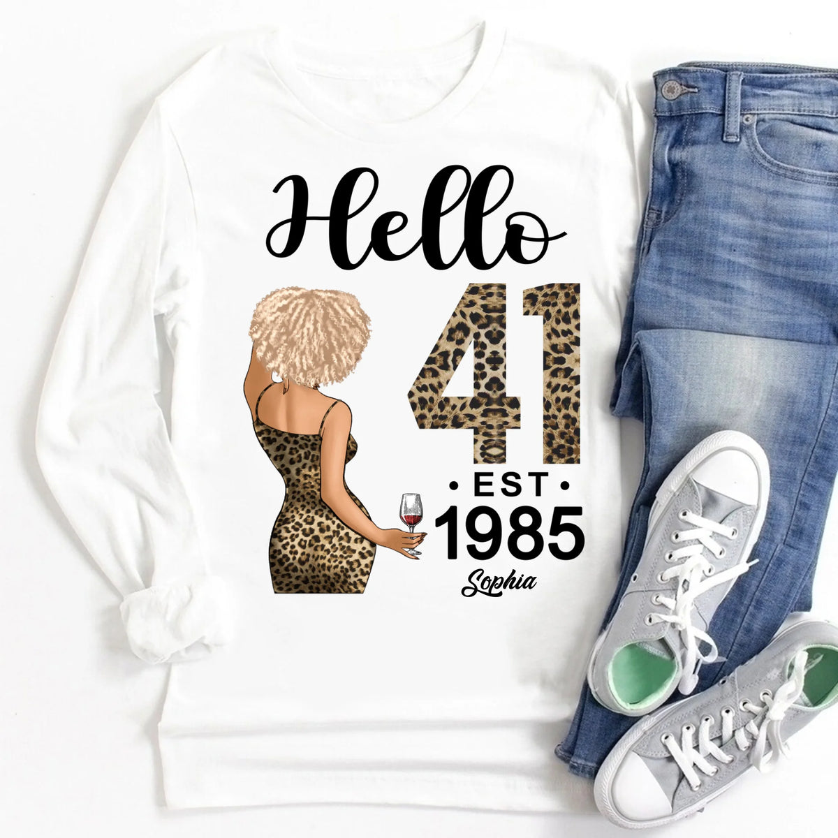41st Birthday Shirts, Custom Birthday Shirts, Turning 41 Shirt, Gifts For Women Turning 41, 41 And Fabulous Shirt, 1985 Shirt, 41st Birthday Shirts For Her