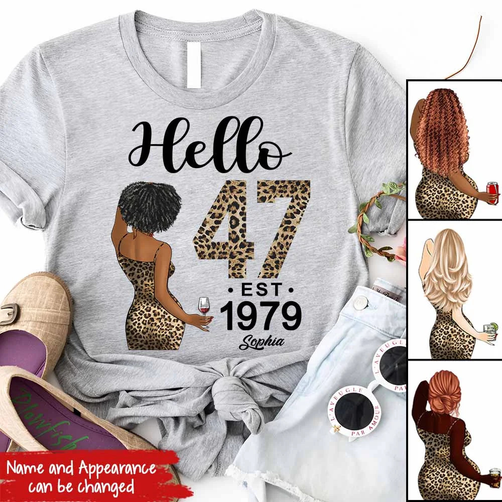 Chapter 47, Fabulous Since 1979 47th Birthday Unique T Shirt For Woman, Custom Birthday Shirt, Her Gifts For 47 Years Old , Turning 47 Birthday Cotton Shirt