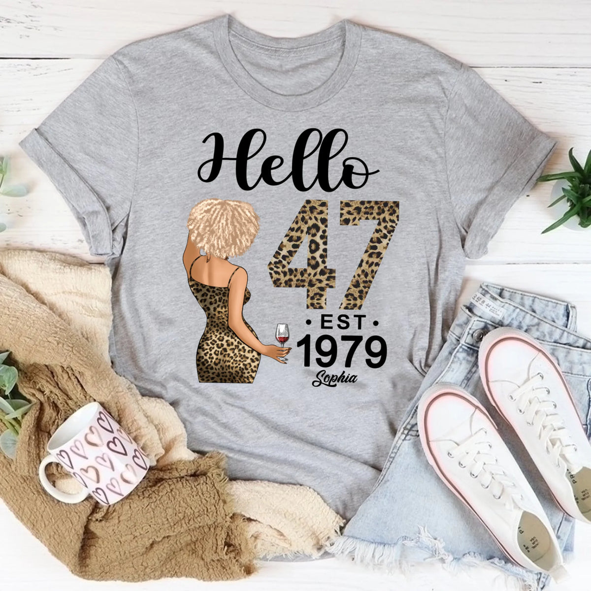 Chapter 47, Fabulous Since 1979 47th Birthday Unique T Shirt For Woman, Custom Birthday Shirt, Her Gifts For 47 Years Old , Turning 47 Birthday Cotton Shirt