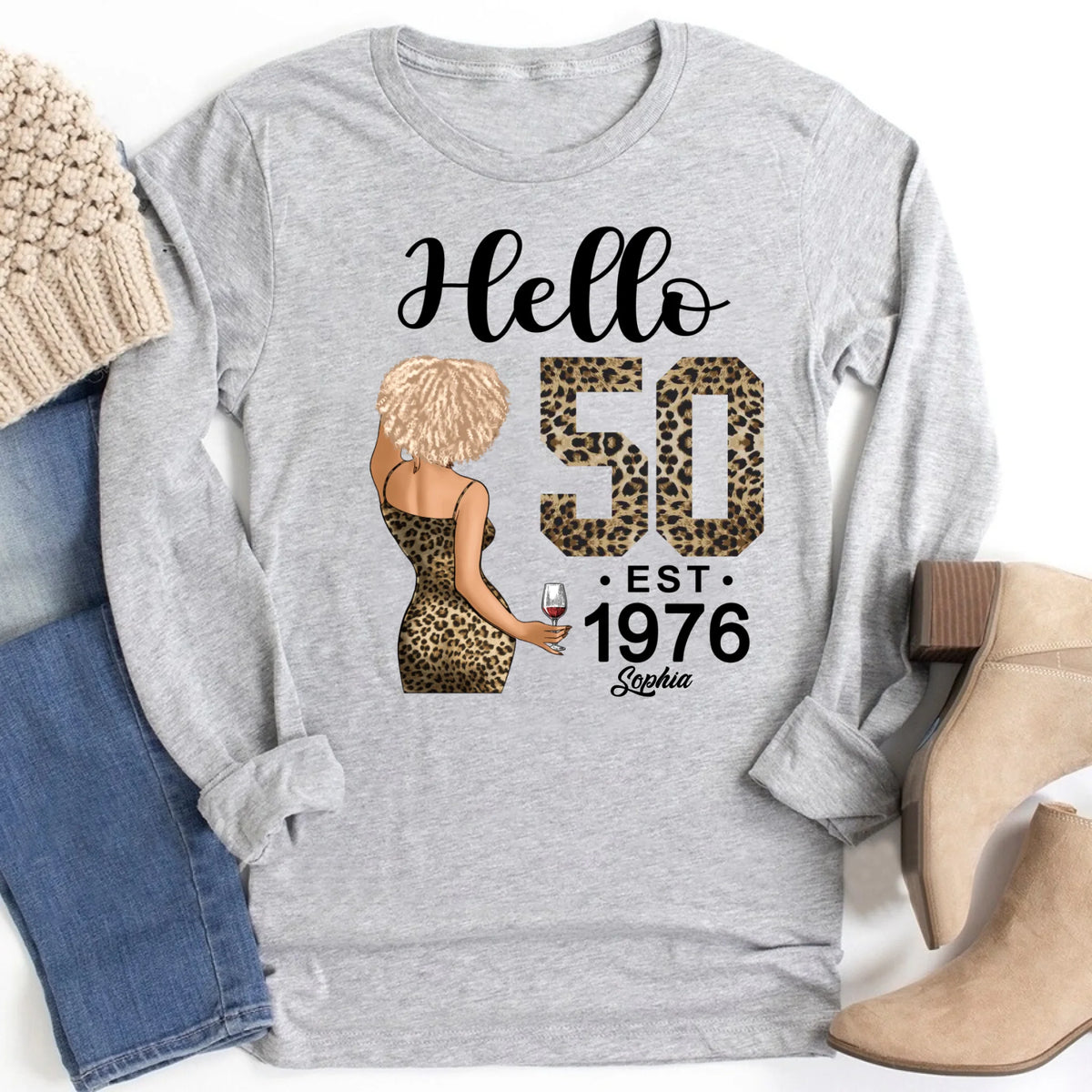 50th Birthday Shirts, Custom Birthday Shirts, Turning 50 Shirt, Gifts For Women Turning 50, 50 And Fabulous Shirt, 1976 Shirt, 50th Birthday Shirts For Her