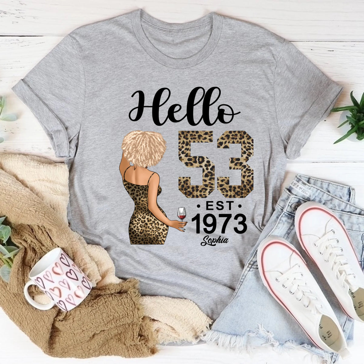 Chapter 53, Fabulous Since 1973 53rd Birthday Unique T Shirt For Woman, Custom Birthday Shirt, Her Gifts For 53 Years Old , Turning 53 Birthday Cotton Shirt