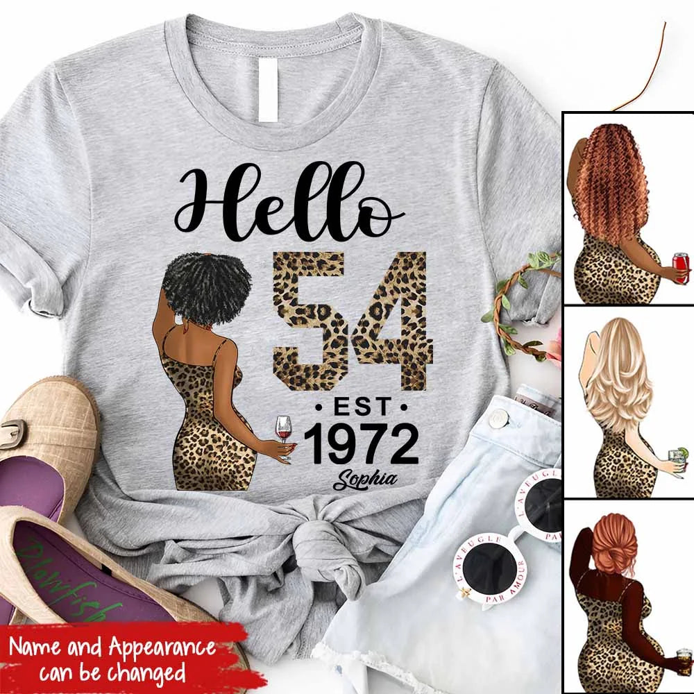Chapter 54, Fabulous Since 1972 54th Birthday Unique T Shirt For Woman, Custom Birthday Shirt, Her Gifts For 54 Years Old , Turning 54 Birthday Cotton Shirt