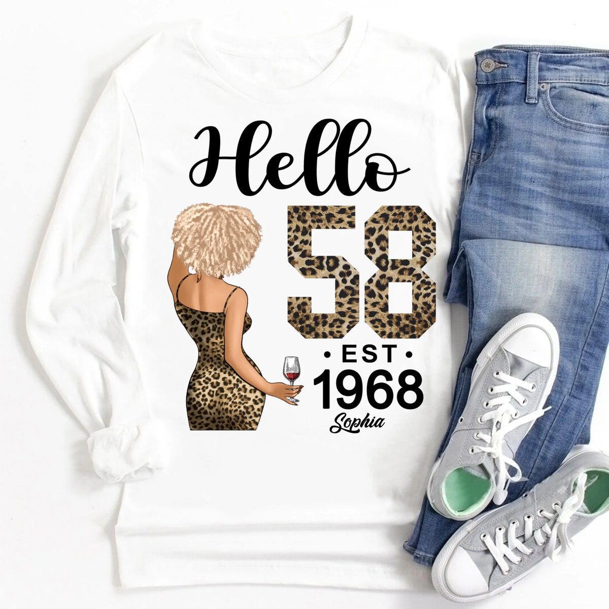 Chapter 58, Fabulous Since 1968 58th Birthday Unique T Shirt For Woman, Custom Birthday Shirt, Her Gifts For 58 Years Old , Turning 58 Birthday Cotton Shirt