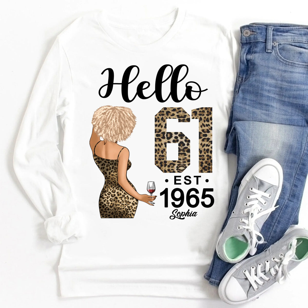 61st Birthday Shirts, Custom Birthday Shirts, Turning 61 Shirt For Women, Turning 61 And Fabulous Shirt, 1965 Shirt, Best Gifts For Women Turning 61