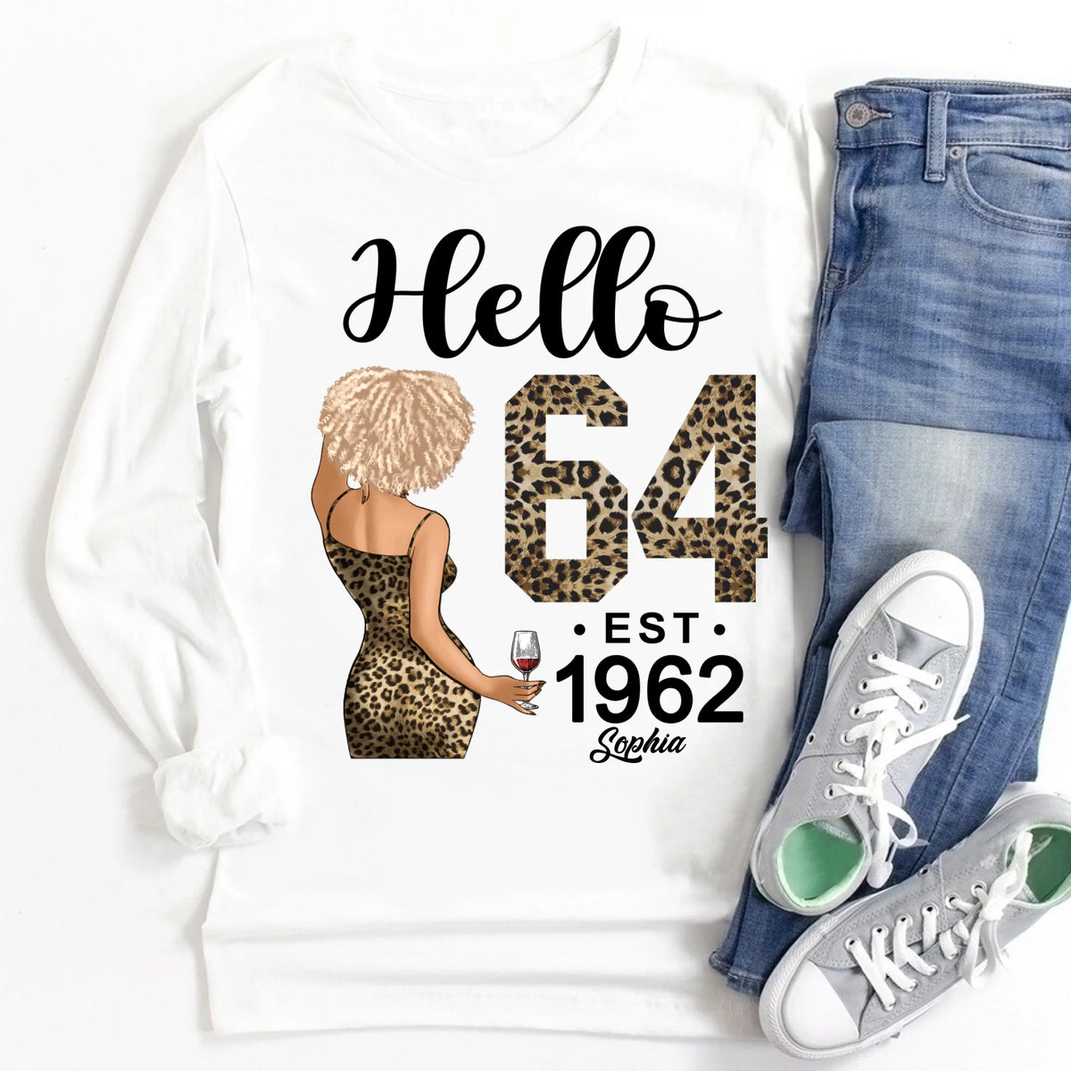 64th Birthday Shirts, Custom Birthday Shirts, Turning 64 Shirt For Women, Turning 64 And Fabulous Shirt, 1962 Shirt, Best Gifts For Women Turning 64