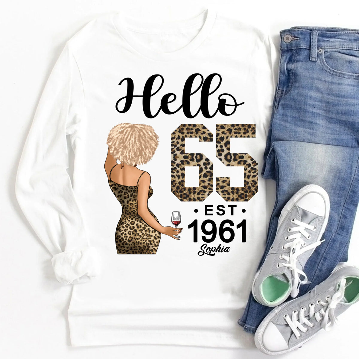 65th Birthday Shirts, Custom Birthday Shirts, Turning 65 Shirt For Women, Turning 65 And Fabulous Shirt, 1961 Shirt, Best Gifts For Women Turning 65