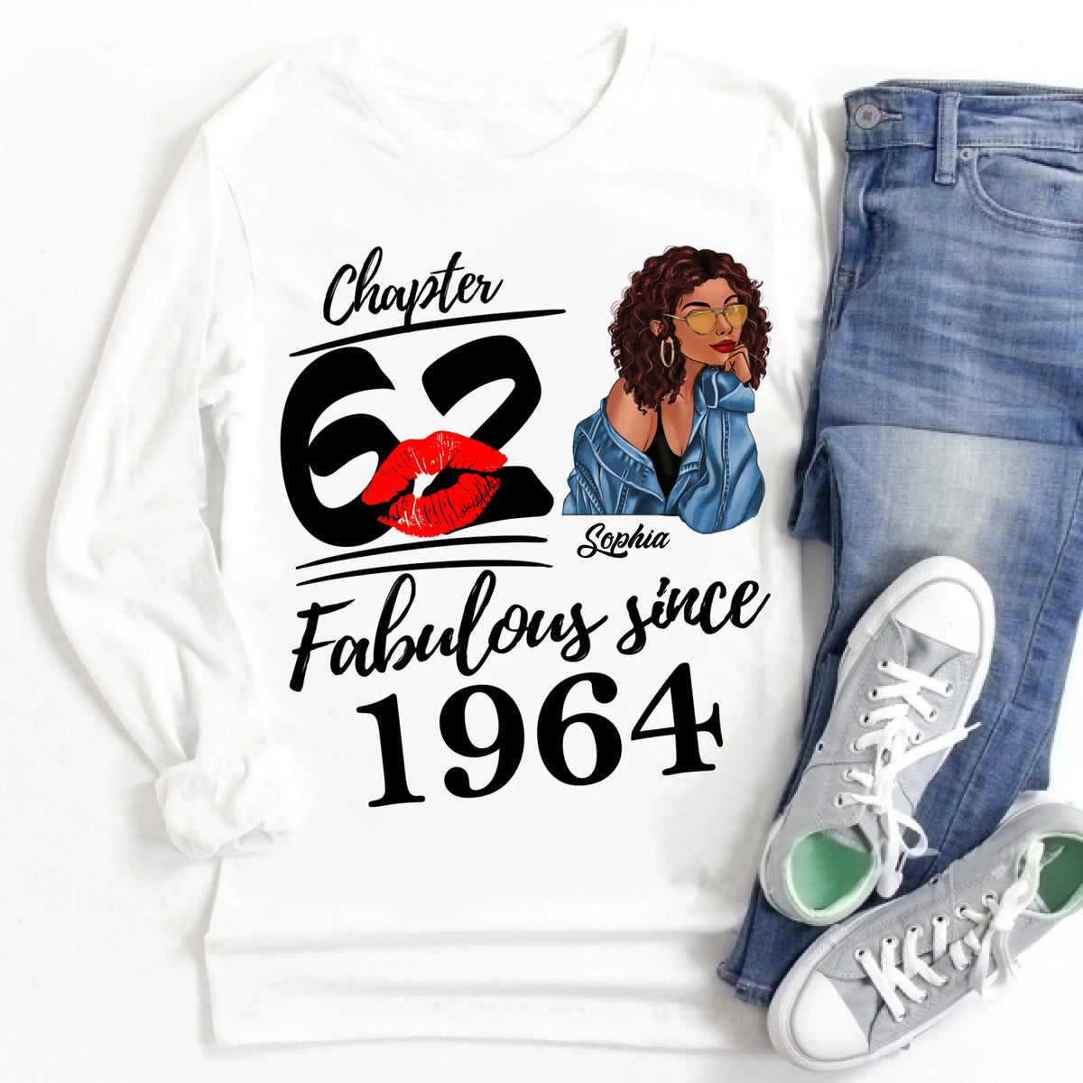 62nd Birthday Shirts, Custom Birthday Shirts, Turning 62 Shirt For Women, Turning 62 And Fabulous Shirt, 1964 Shirt, Best Gifts For Women Turning 62