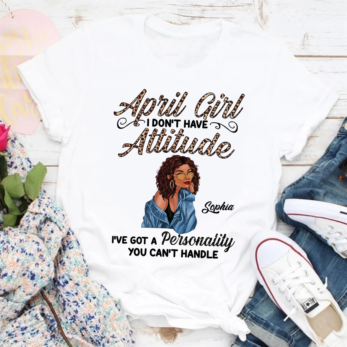 April Birthday Shirt, Custom Birthday Shirt, Queens Born In April, April Birthday Gifts, April shirts for Woman