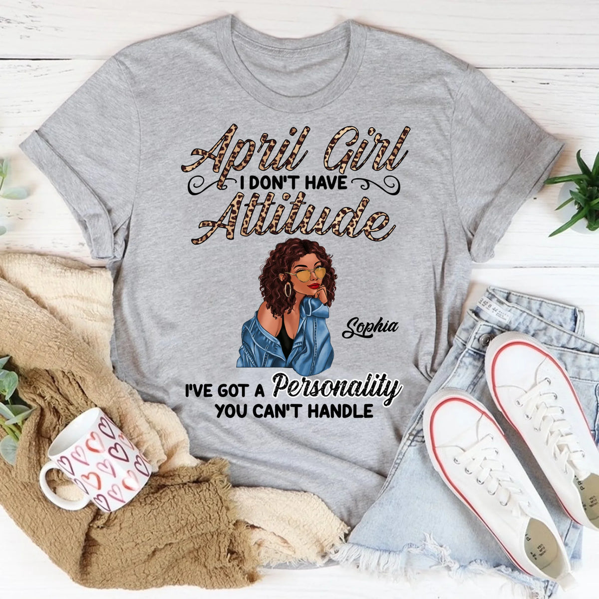 April Birthday Shirt, Custom Birthday Shirt, Queens Born In April, April Birthday Gifts, April shirts for Woman