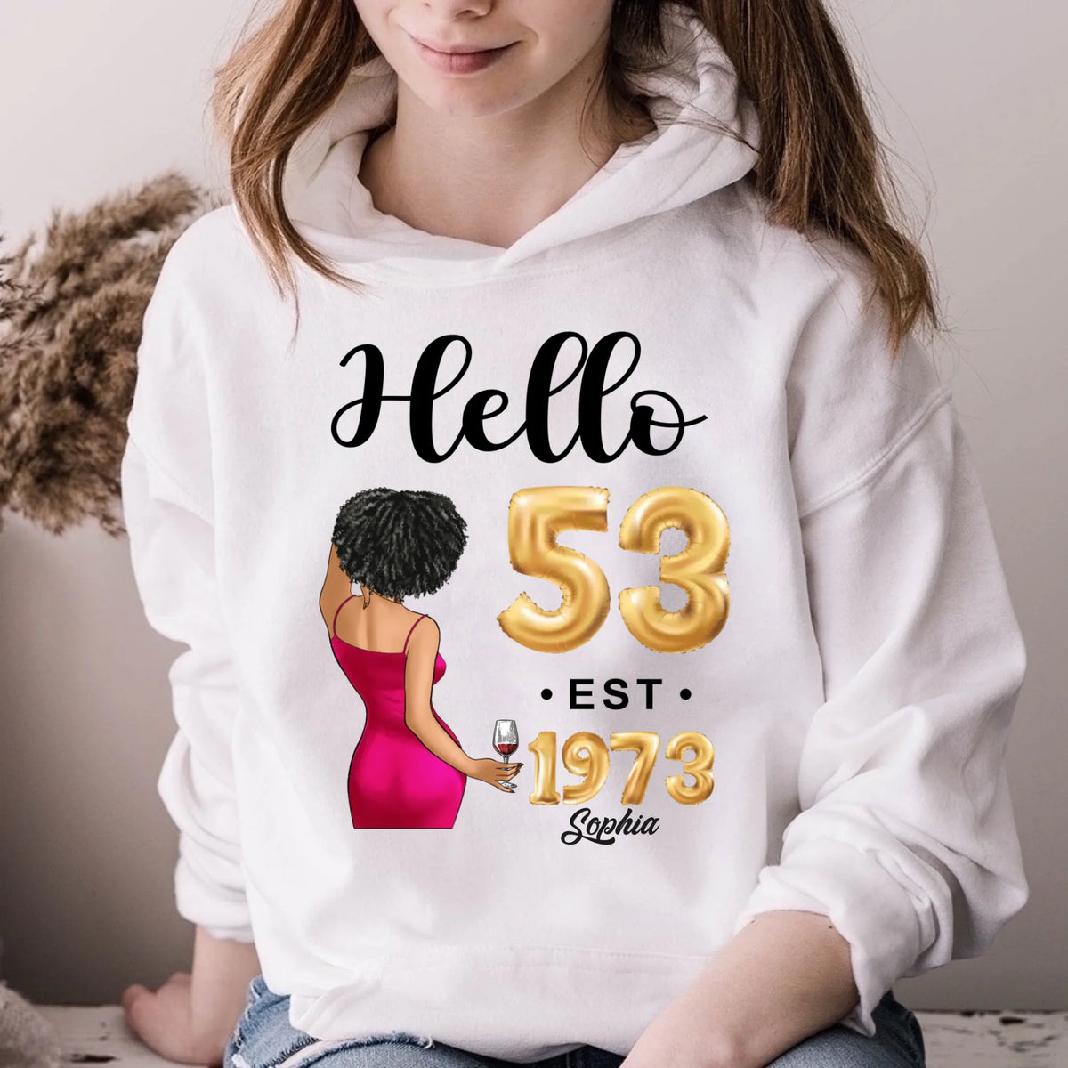53rd birthday shirts for her, Personalised 53rd birthday gifts, 1973 t shirt, 53 and fabulous shirt, 53rd birthday shirt ideas, gift ideas 53rd birthday woman