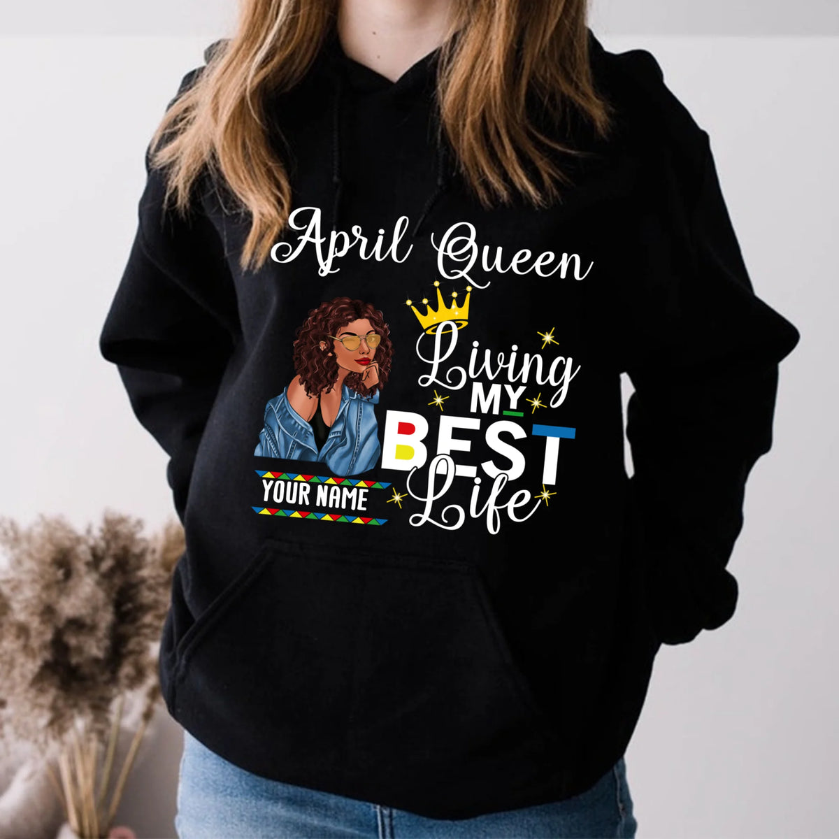 April Birthday Shirt, Custom Birthday Shirt, Queens Born In April, April Birthday Gifts, April shirts for Woman