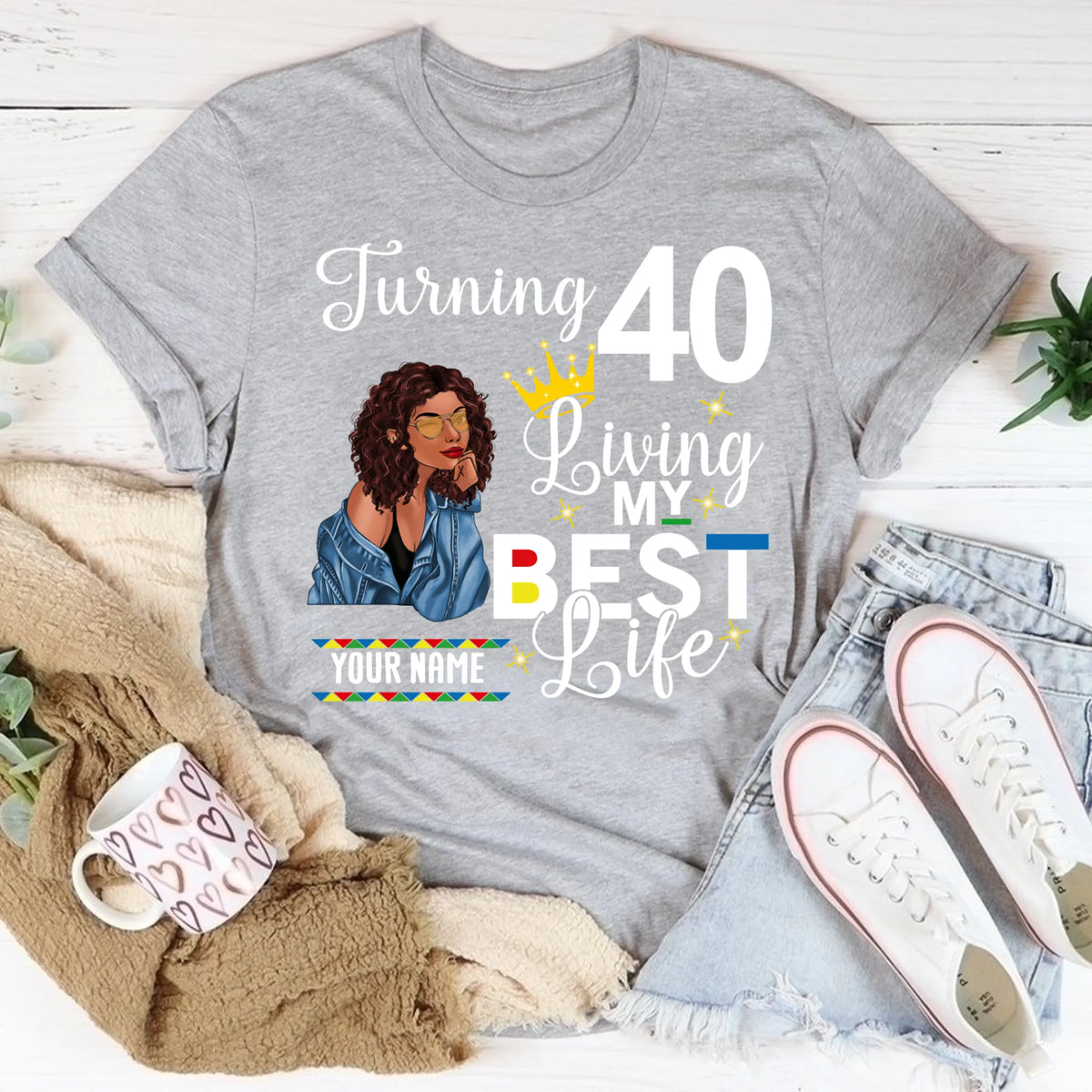 40th Birthday Shirts, Custom Birthday Shirts, Turning 40 Shirt, Gifts For Women Turning 40, 40 And Fabulous Shirt, 1982 Shirt, 40th Birthday Shirts For Her