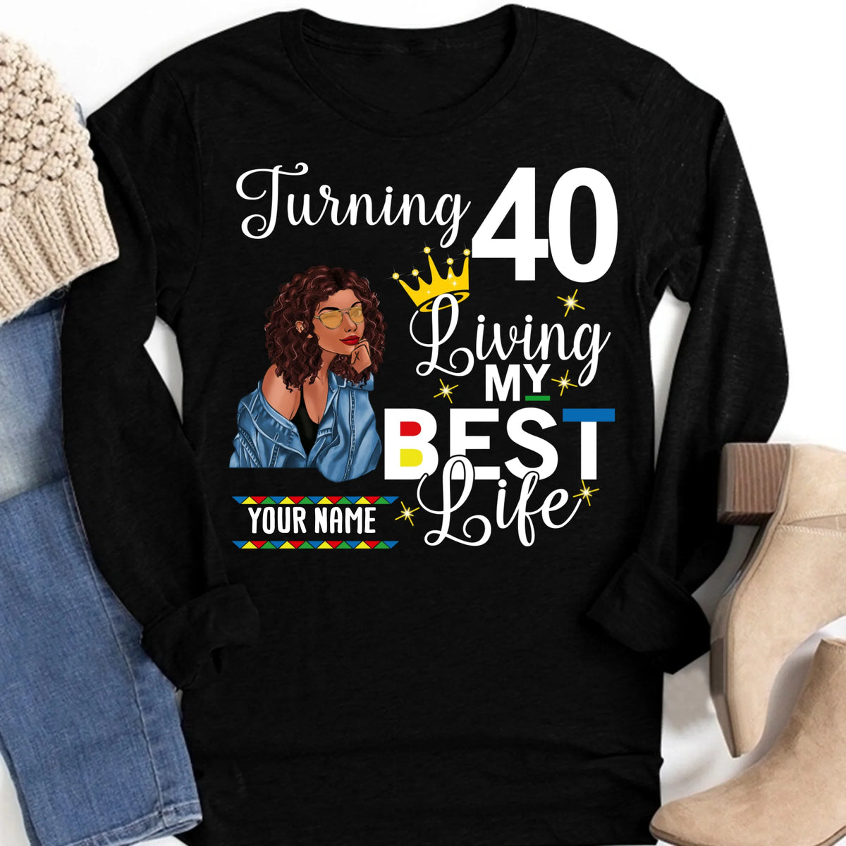40th Birthday Shirts, Custom Birthday Shirts, Turning 40 Shirt, Gifts For Women Turning 40, 40 And Fabulous Shirt, 1982 Shirt, 40th Birthday Shirts For Her