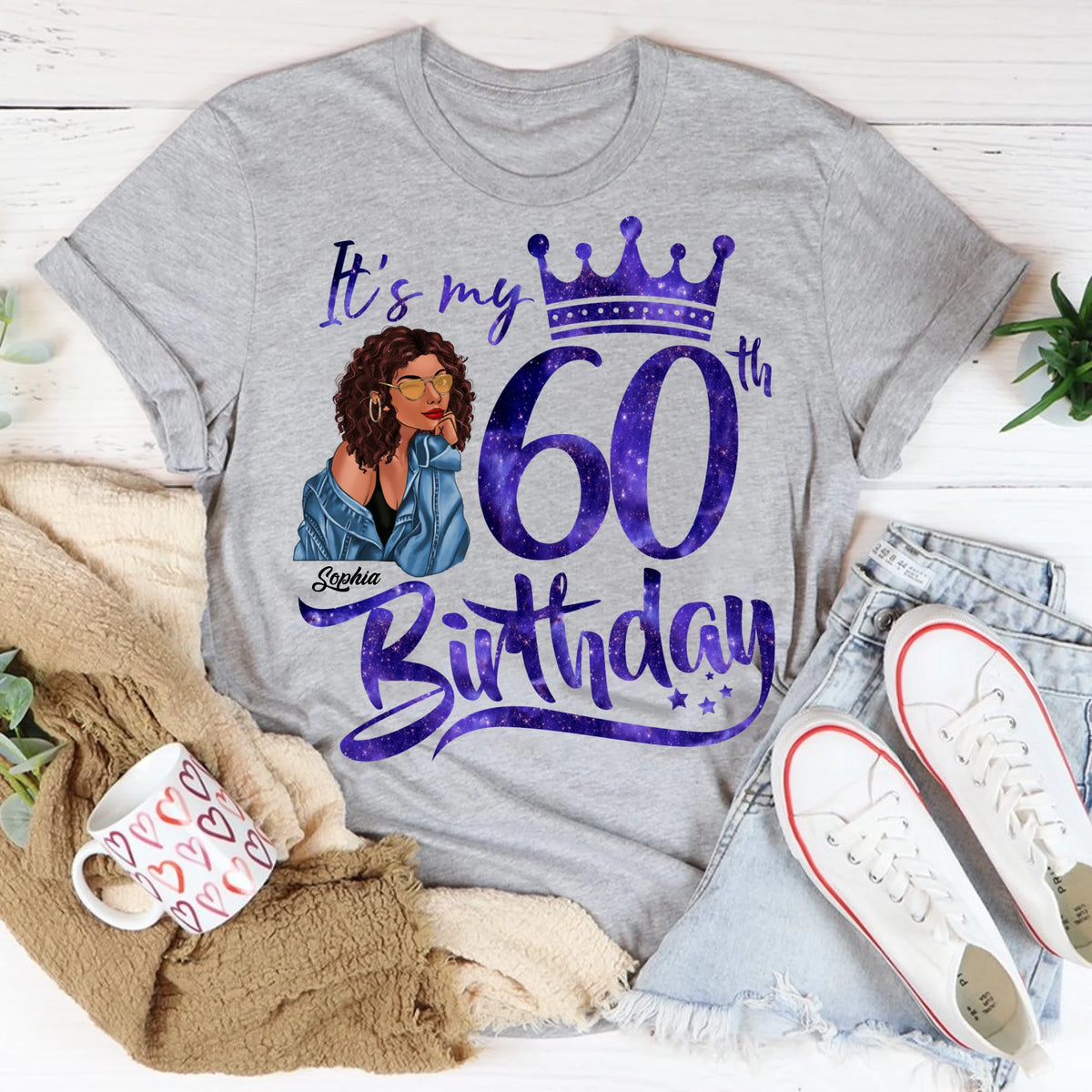 Chapter 60, Fabulous Since 1962 60th Birthday Unique T Shirt For Woman, Custom Birthday Shirt, Her Gifts For 60 Years Old , Turning 60 Birthday Cotton Shirt