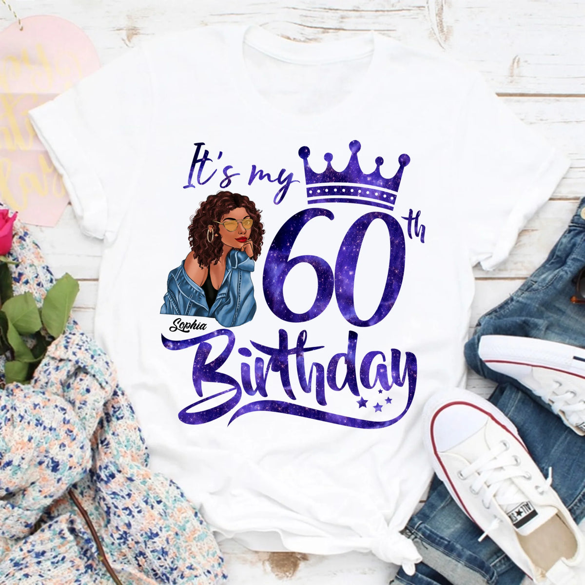 Chapter 60, Fabulous Since 1962 60th Birthday Unique T Shirt For Woman, Custom Birthday Shirt, Her Gifts For 60 Years Old , Turning 60 Birthday Cotton Shirt