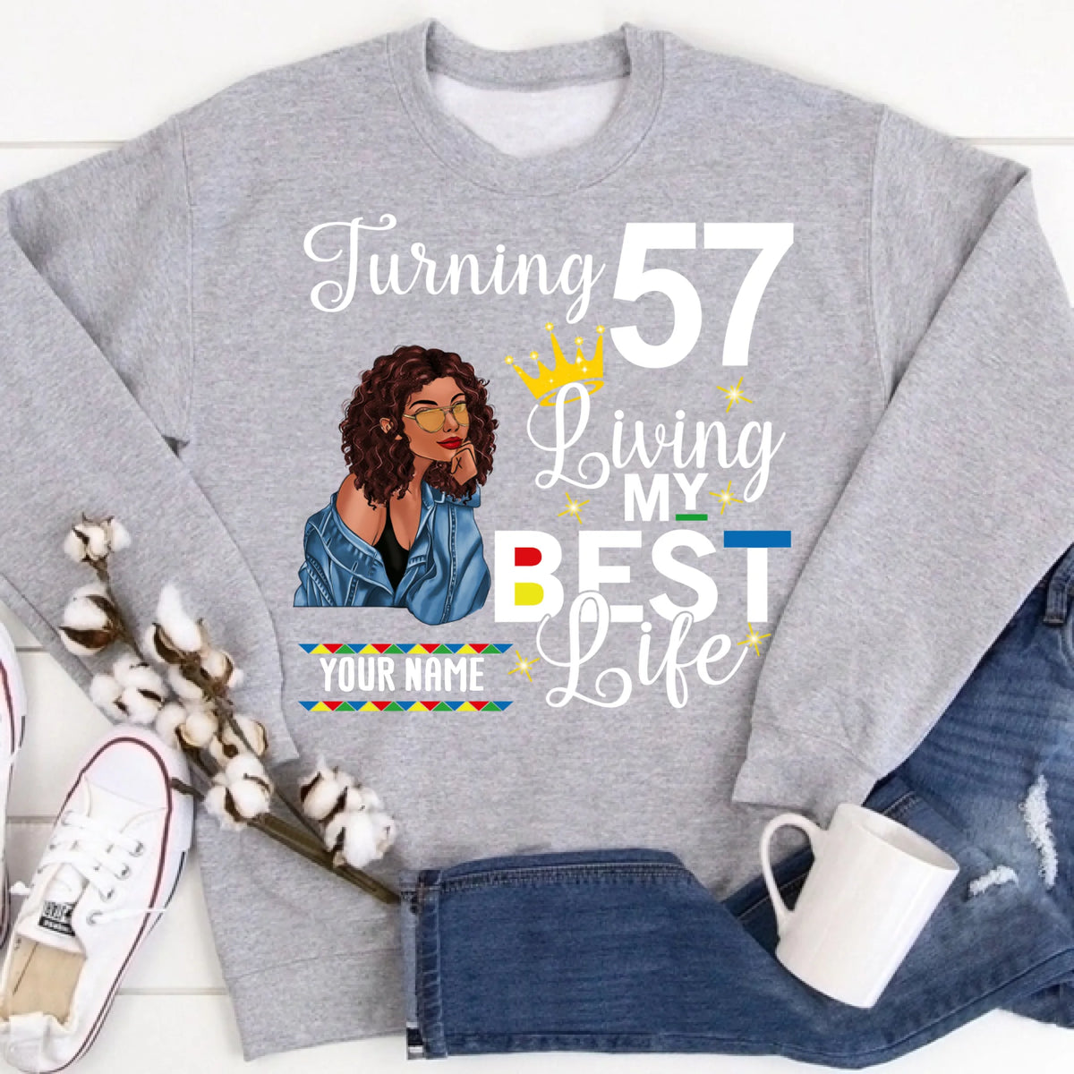 Custom Birthday Shirts, Chapter 57, Fabulous Since 1969 57th Birthday Unique T Shirt For Woman, Her Gifts For 57 Years Old, Turning 57 Birthday Cotton Shirt