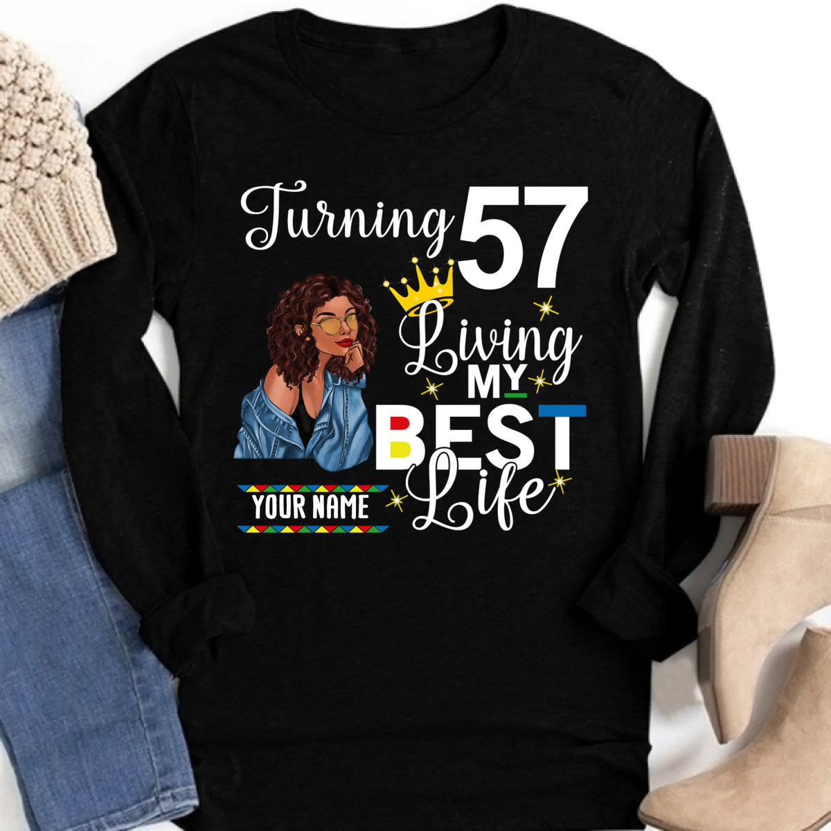 Custom Birthday Shirts, Chapter 57, Fabulous Since 1969 57th Birthday Unique T Shirt For Woman, Her Gifts For 57 Years Old, Turning 57 Birthday Cotton Shirt