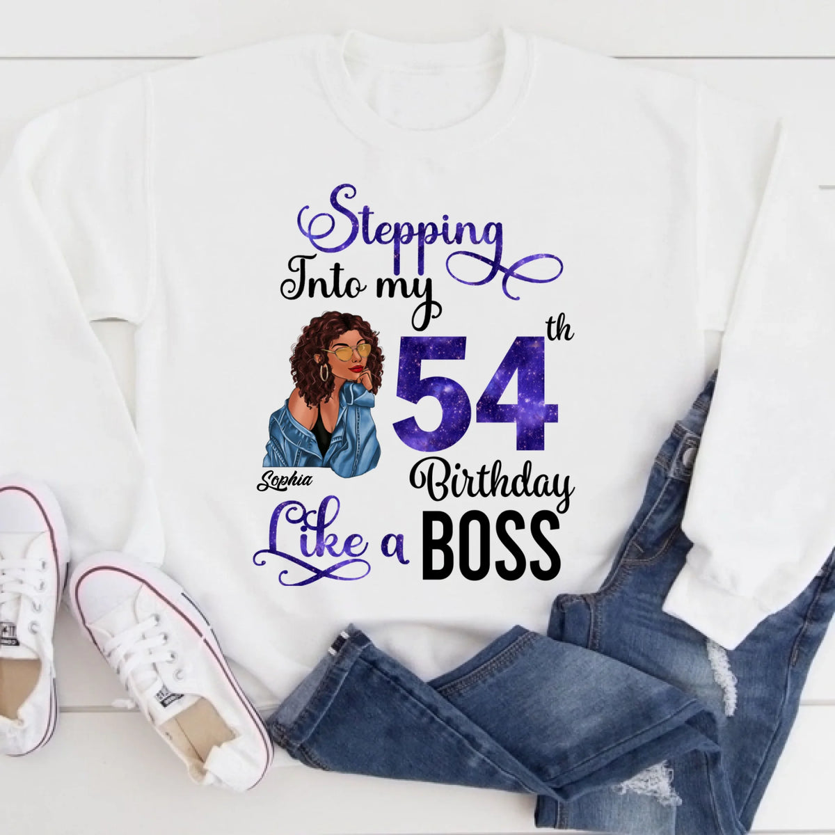 Chapter 54, Fabulous Since 1968 54th Birthday Unique T Shirt For Woman, Custom Birthday Shirt, Her Gifts For 54 Years Old , Turning 54 Birthday Cotton Shirt