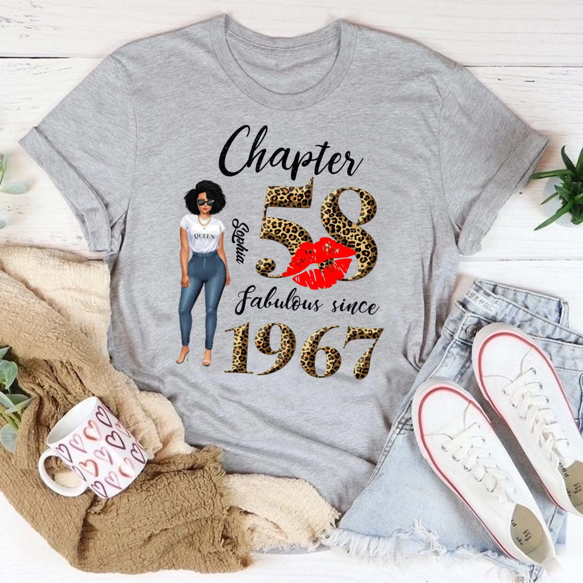 58th birthday shirts for her, Personalised 58th birthday gifts, 1967 t shirt, 58 and fabulous shirt, 58th birthday shirt ideas, gift ideas 58th birthday woman
