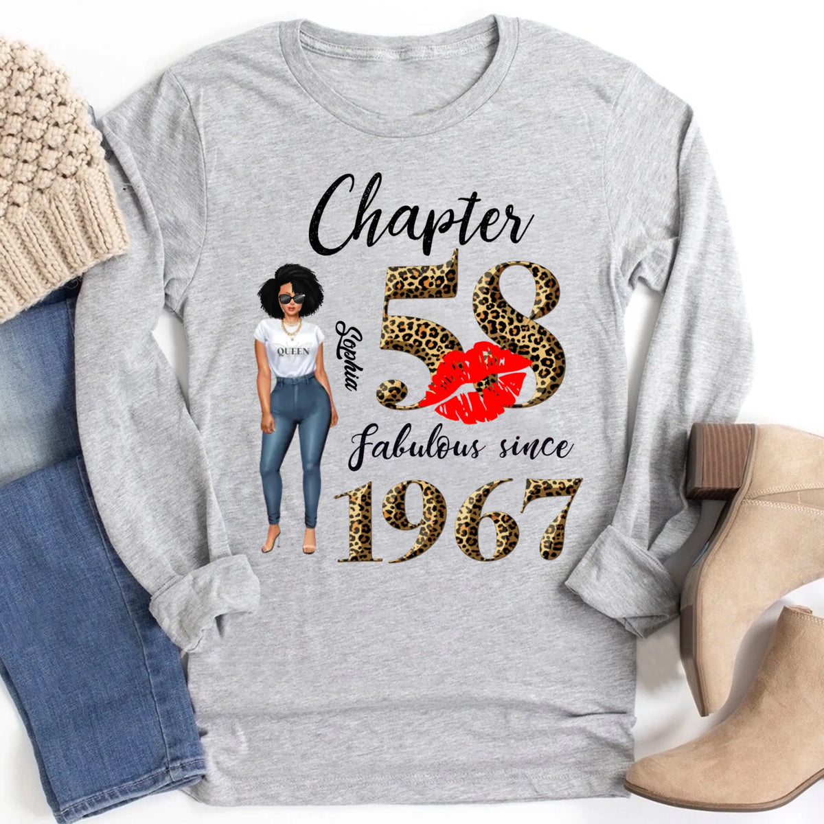 58th birthday shirts for her, Personalised 58th birthday gifts, 1967 t shirt, 58 and fabulous shirt, 58th birthday shirt ideas, gift ideas 58th birthday woman