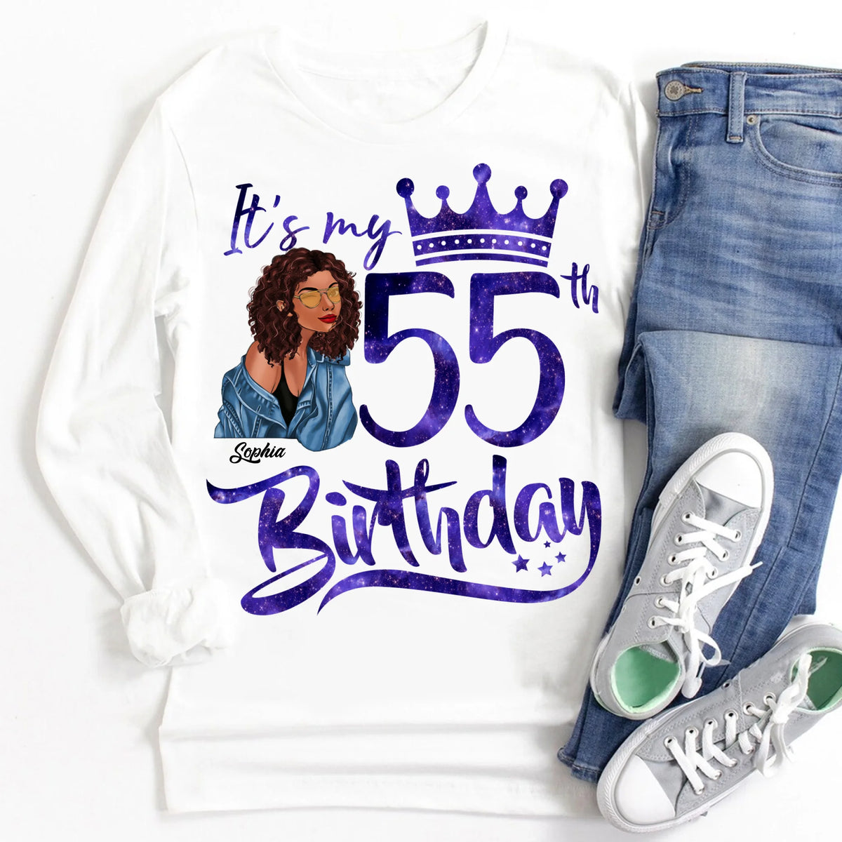 Chapter 55, Fabulous Since 1967 55th Birthday Unique T Shirt For Woman, Custom Birthday Shirt, Her Gifts For 55 Years Old , Turning 55 Birthday Cotton Shirt