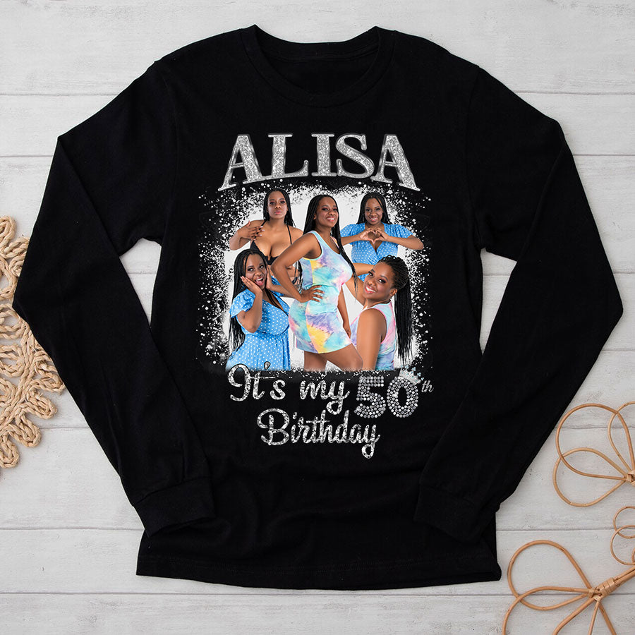 50th Birthday Shirts, Custom Birthday Shirts, Turning 50 Shirt, Gifts For Women Turning 50, 50 And Fabulous Shirt, 1974 Shirt, 50th Birthday Shirts For Her-YPT-TLQ