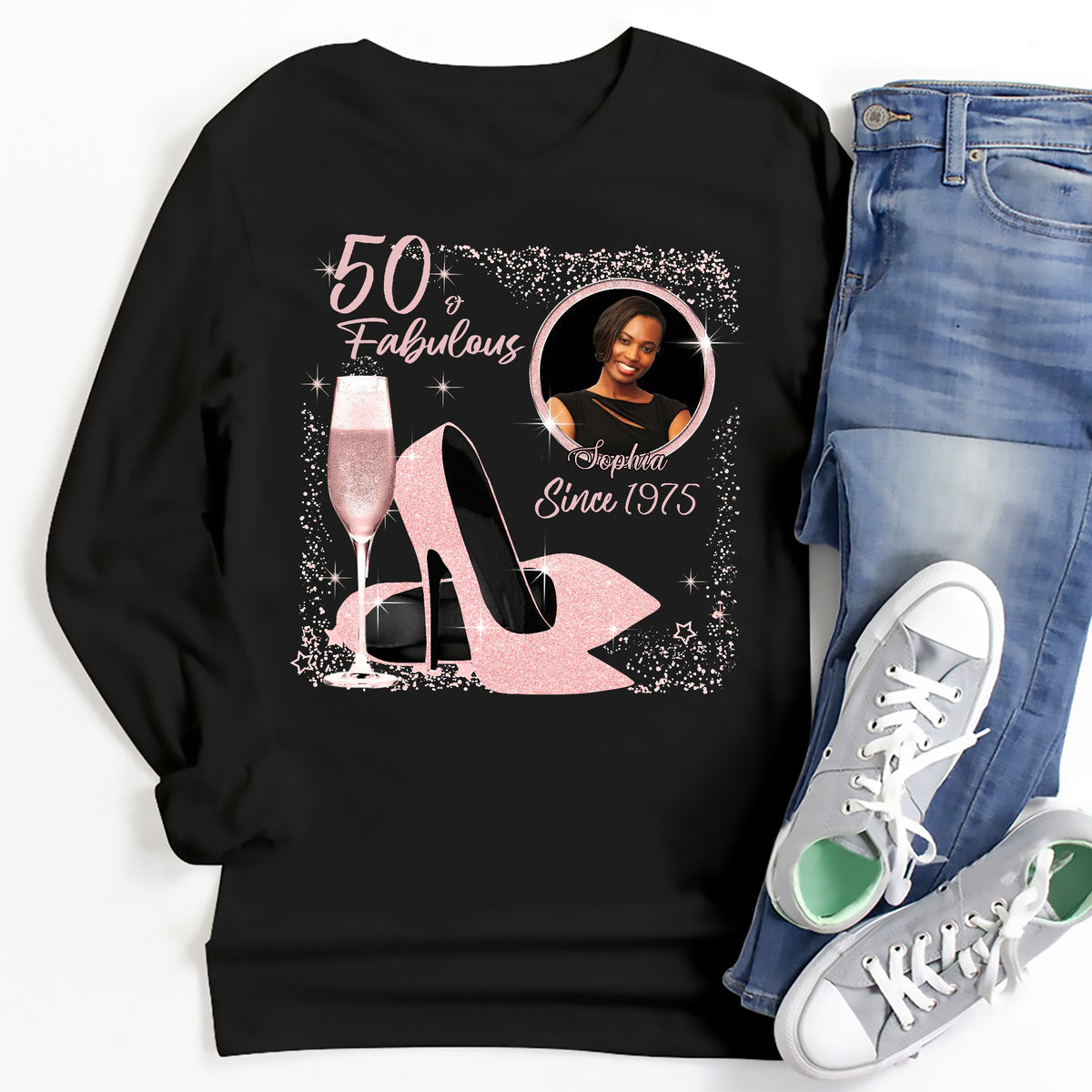 50th Birthday Shirts, Custom Birthday Shirts, Turning 50 Shirt, Gifts for Women Turning 50, 50 and Fabulous Shirt, 50th Birthday Shirts For Her-YPT-ALK