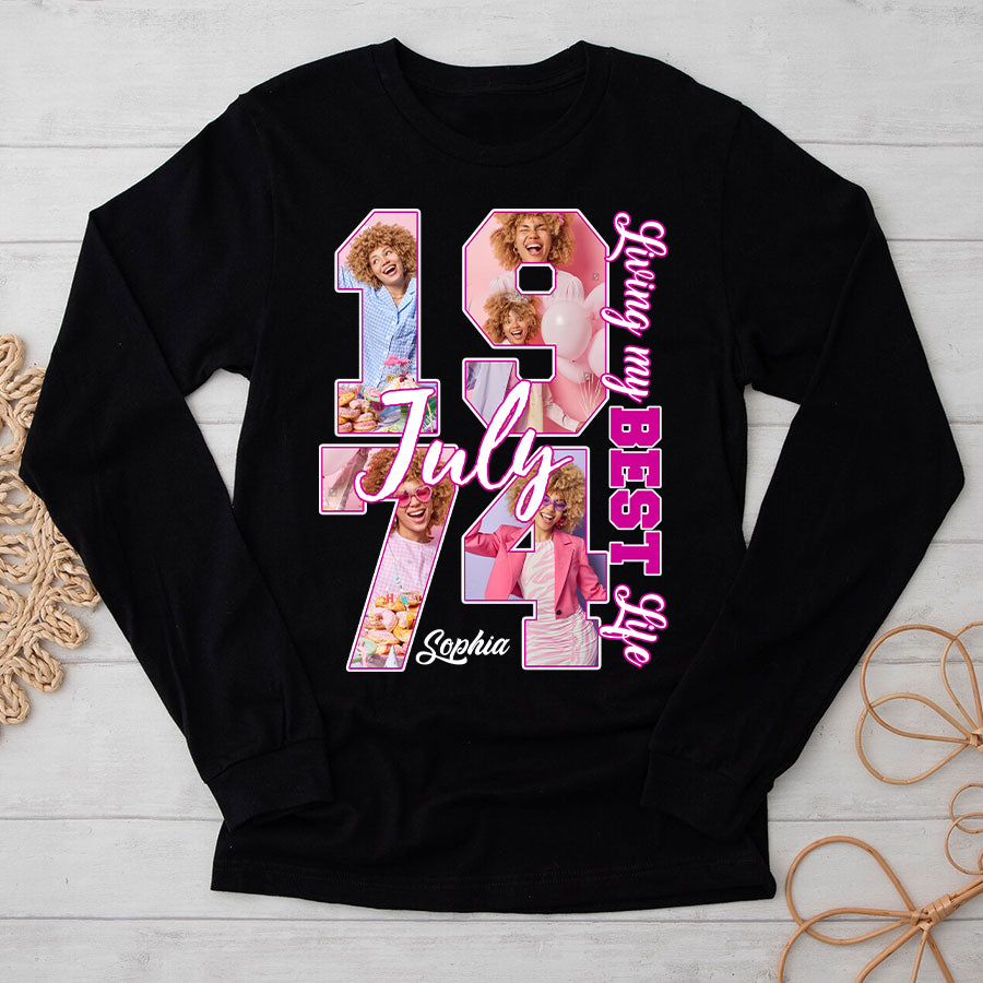 Custom July Birthday Shirt For Woman, Queens Are Born In July Gifts, July Birthday Woman Shirt, July Queen Gift-YPT-TLQ