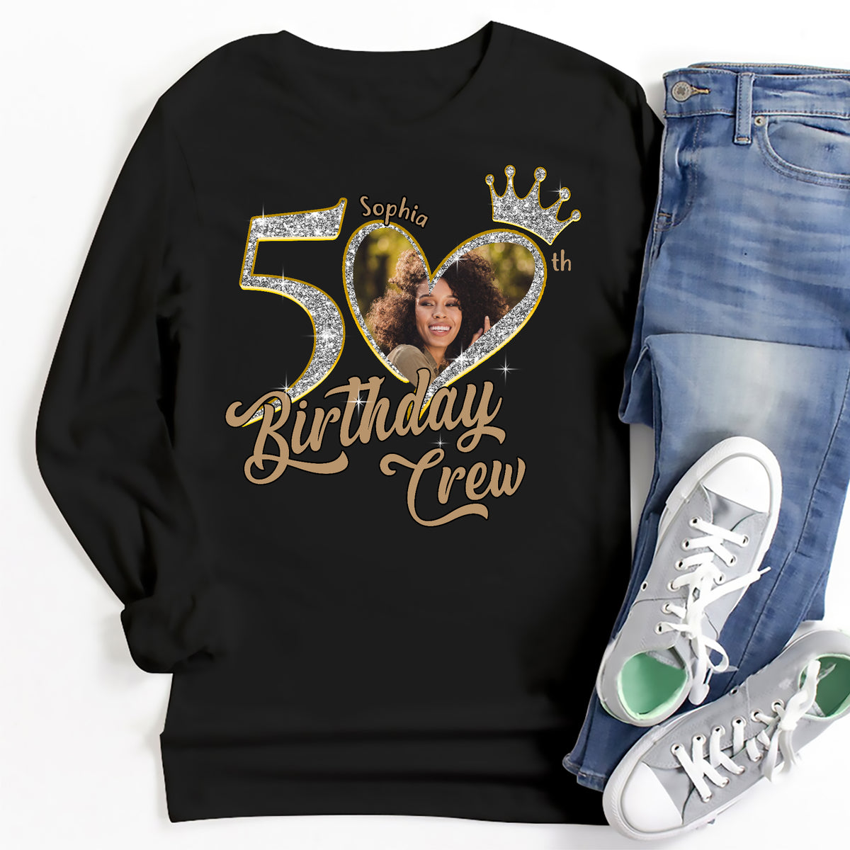 50th Birthday Shirts, Custom Birthday Shirts, Turning 50 Shirt, Gifts For Women Turning 50, 50 And Fabulous Shirt, 50th Birthday Shirts For Her - YPT-ALK
