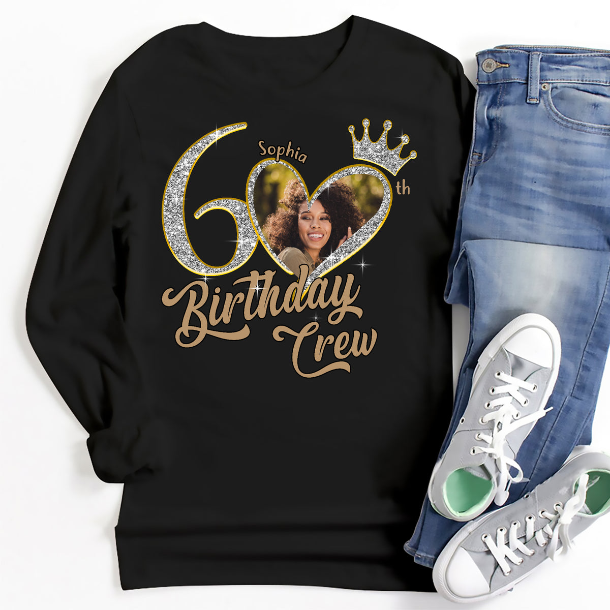 60th Birthday Shirts, Custom Birthday Shirts, Turning 60 Shirt, Gifts For Women Turning 60, 60 And Fabulous Shirt, 1965 Shirt, 60th Birthday Shirts For Her-YPT-ALK