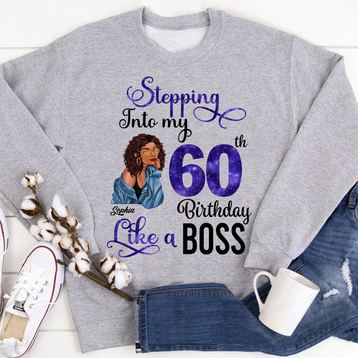 Chapter 60, Fabulous Since 1966 60th Birthday Unique T Shirt For Woman, Custom Birthday Shirt, Her Gifts For 60 Years Old , Turning 60 Birthday Cotton Shirt