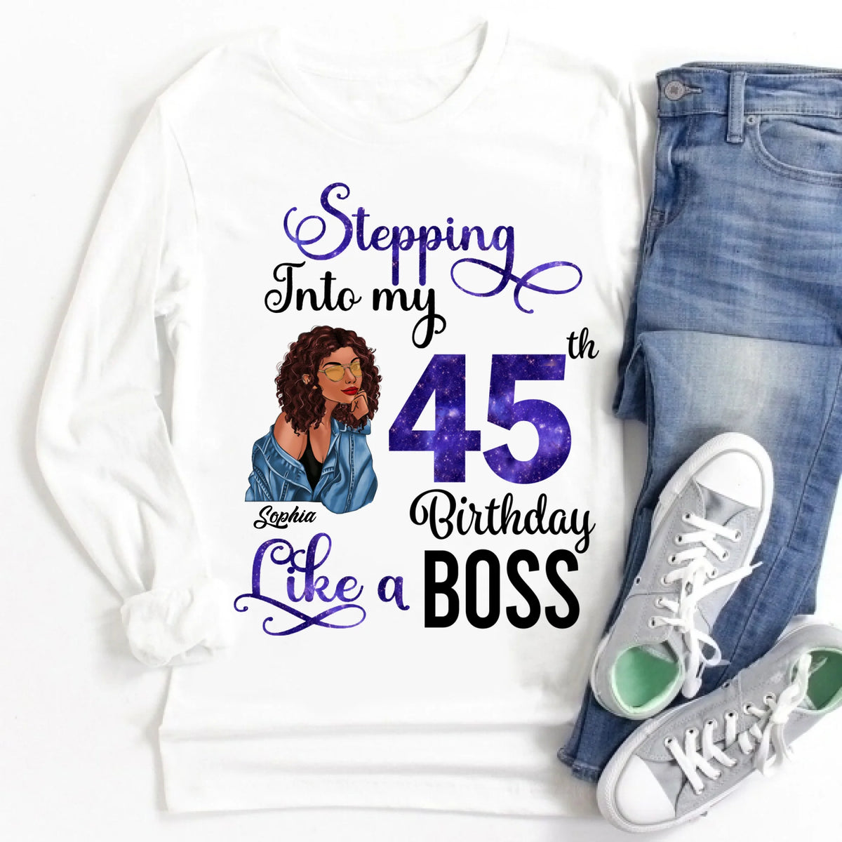 Chapter 45, Fabulous Since 1981 45th Birthday Unique T Shirt For Woman, Custom Birthday Shirt, Her Gifts For 45 Years Old , Turning 45 Birthday Cotton Shirt