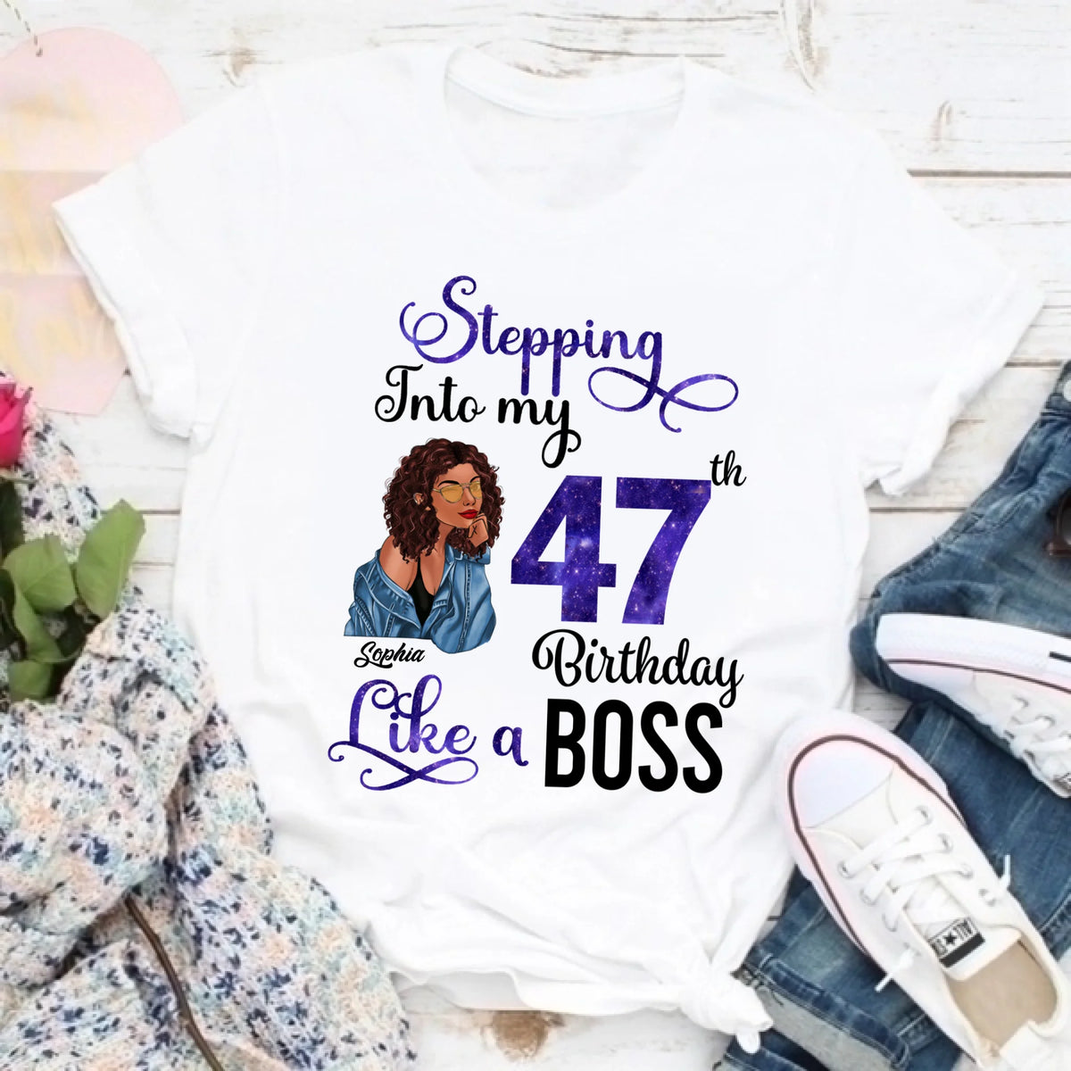Chapter 47, Fabulous Since 1979 47th Birthday Unique T Shirt For Woman, Custom Birthday Shirt, Her Gifts For 47 Years Old , Turning 47 Birthday Cotton Shirt