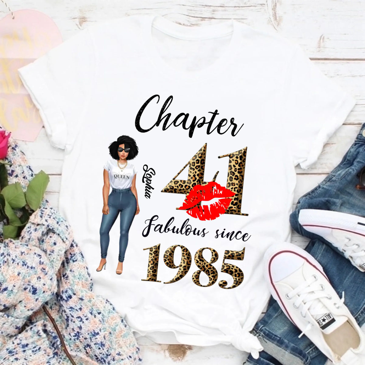 41st birthday shirts for her, Personalised 41st birthday gifts, 1985 t shirt, 41 and fabulous shirt, 41st birthday shirt ideas, gift ideas 40th birthday woman