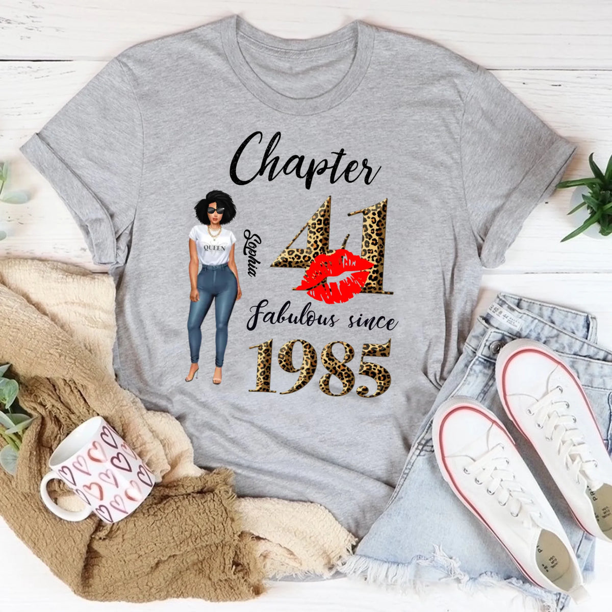 41st birthday shirts for her, Personalised 41st birthday gifts, 1985 t shirt, 41 and fabulous shirt, 41st birthday shirt ideas, gift ideas 40th birthday woman