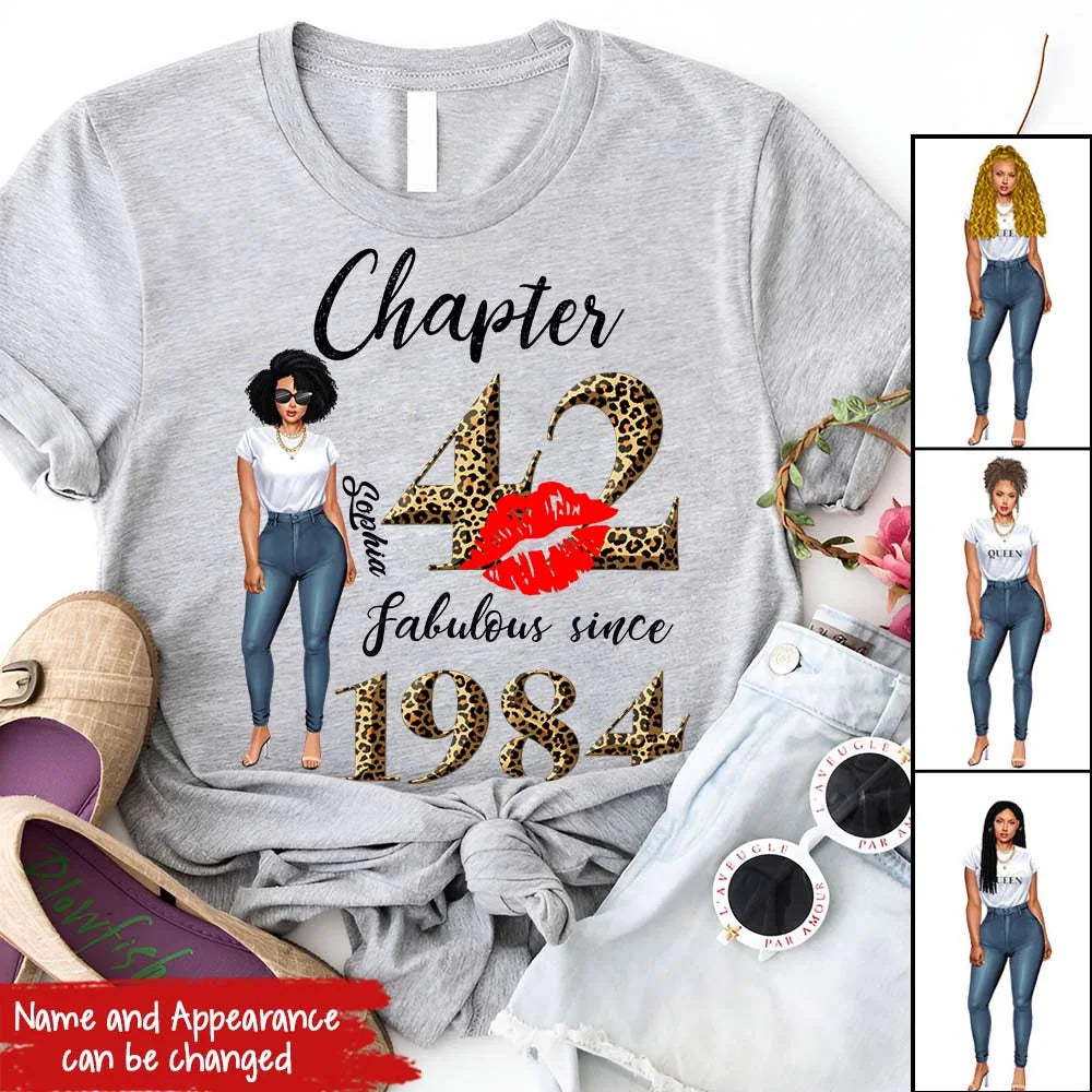 42nd birthday shirts for her, Personalised 42nd birthday gifts, 1984 t shirt, 42 and fabulous shirt, 42nd birthday shirt ideas, gift ideas 42nd birthday woman